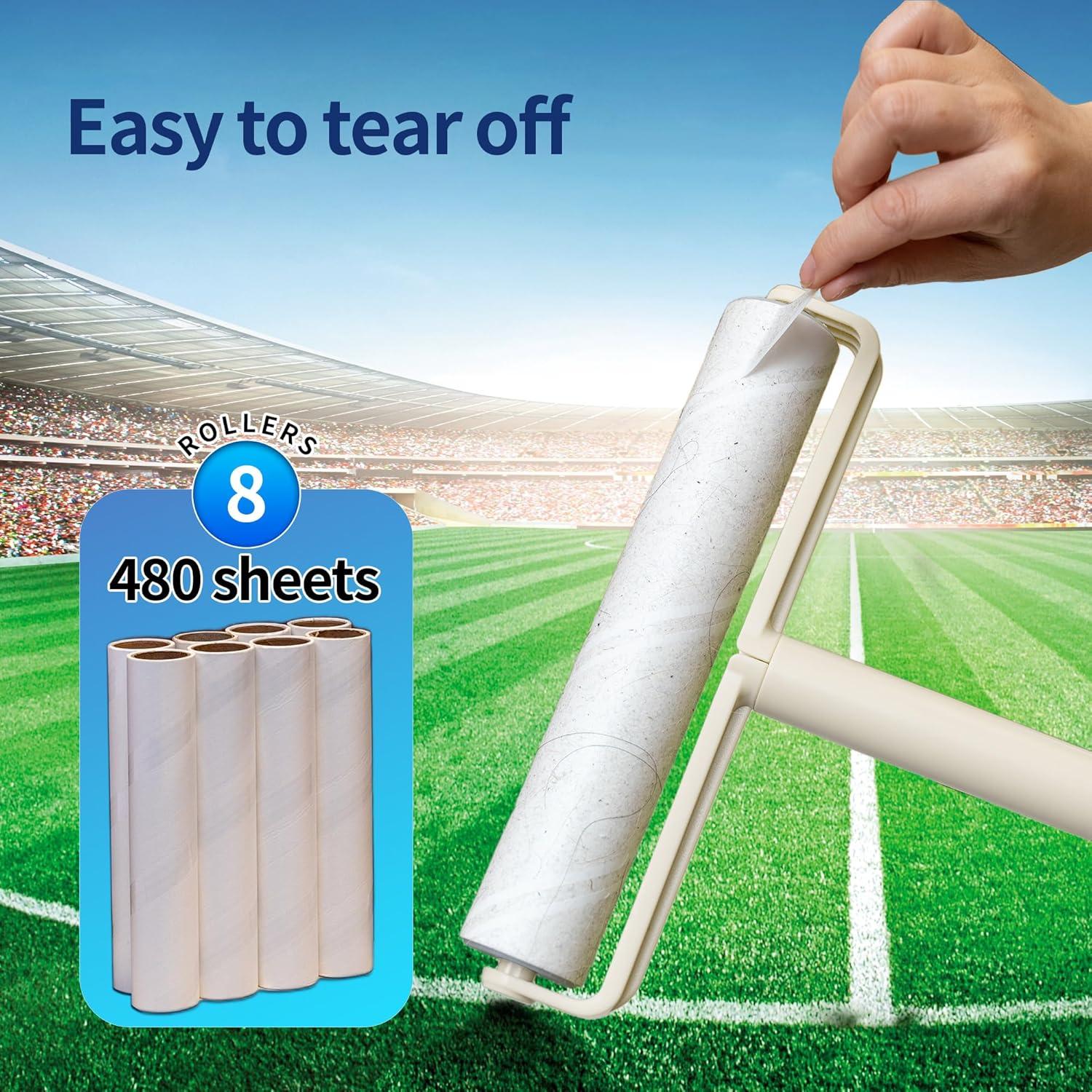 Rodillo de Pelusa Grande ARVOWA con Mango Ajustable 480 Hojas