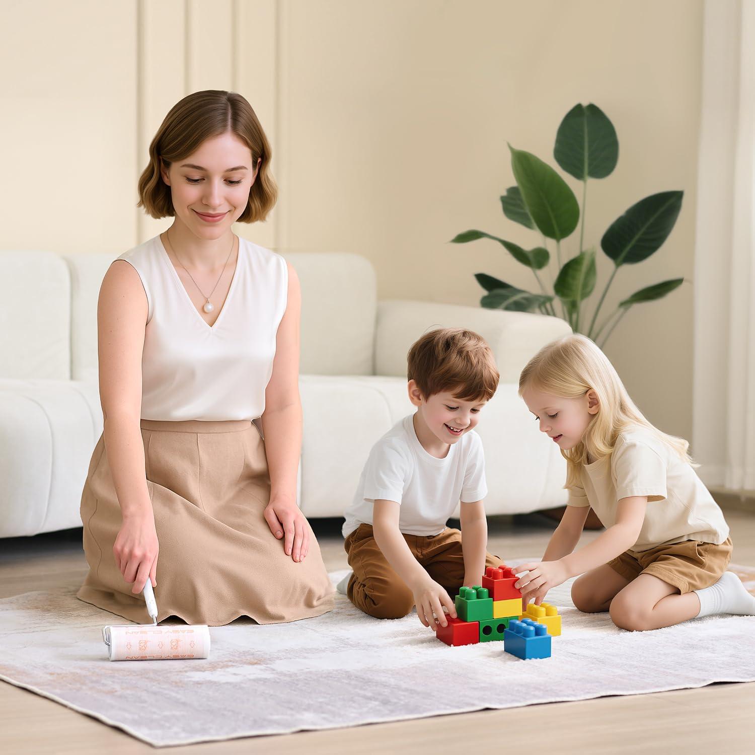 Rodillo de Pelusa Jumbo JOJOCLEAN 50 Hojas Reutilizable