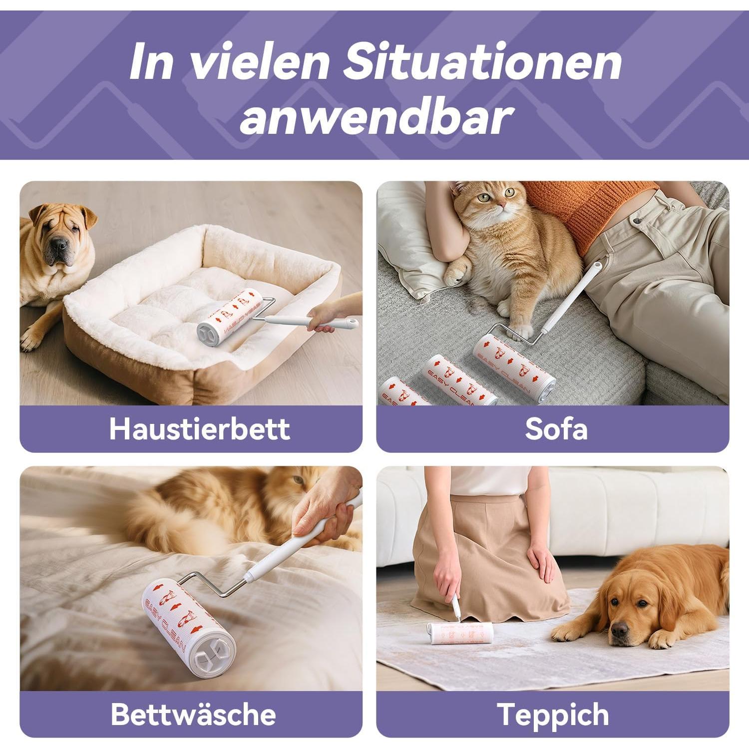 Rodillo de Pelusa Jumbo JOJOCLEAN 50 Hojas Reutilizable