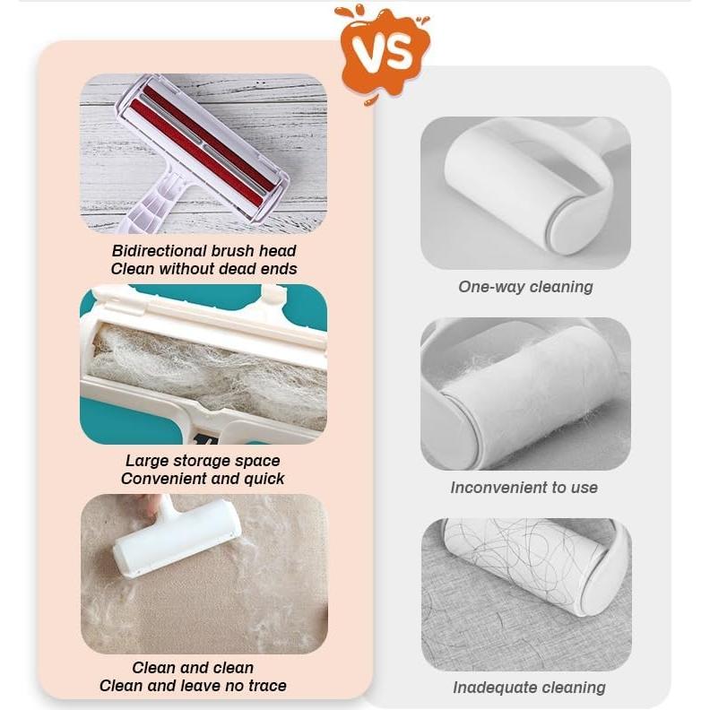 Rodillo Eliminador de Pelo de Mascotas Pawty BF-120102 - Reutilizable