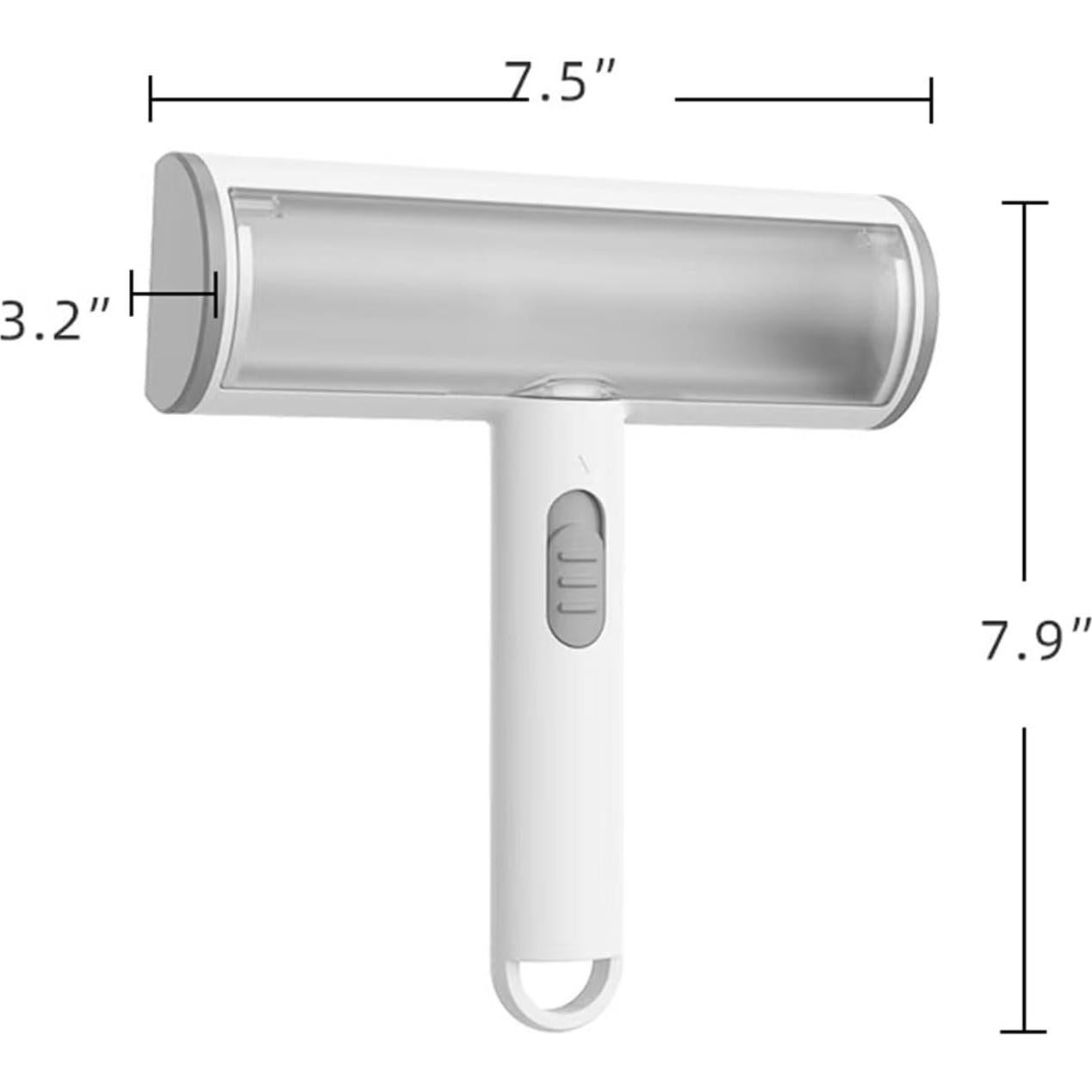 Rodillo Quitapelusas Rorodog para Pelo de Mascota - Gris y Blanco