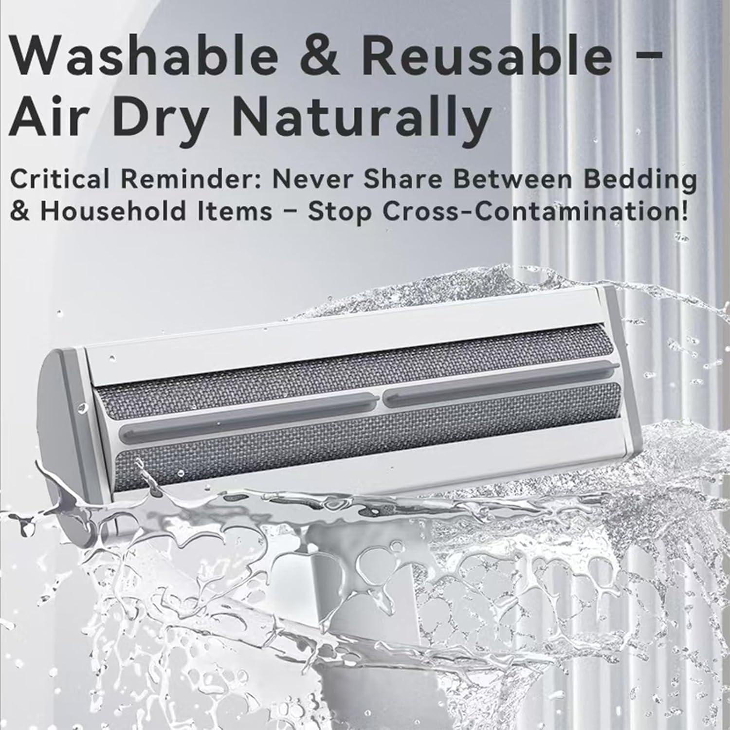 Rodillo Quitapelusas Rorodog para Pelo de Mascota - Gris y Blanco