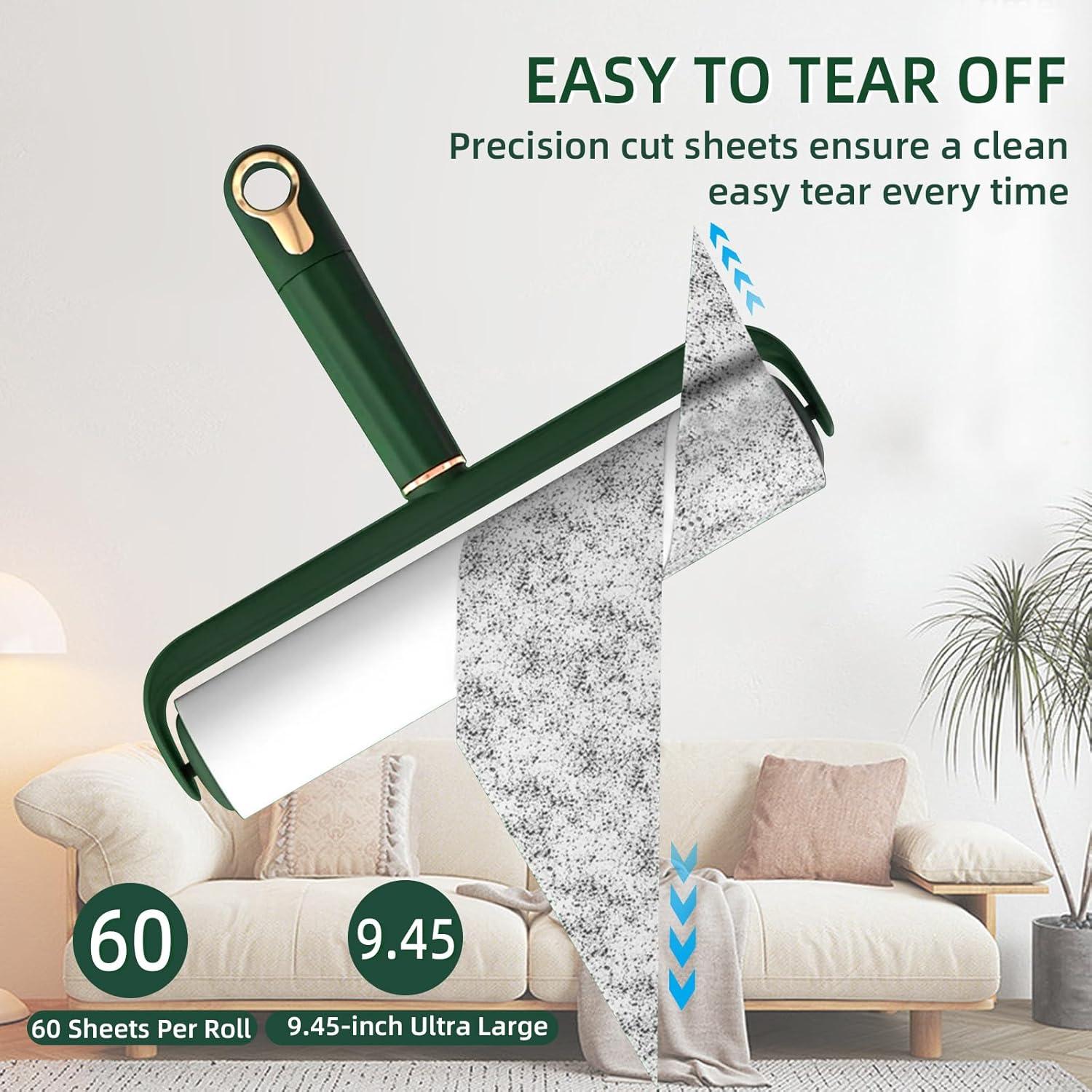 Rodillo de Lint Grande VweRerk con Mango Extensible 360 Hojas