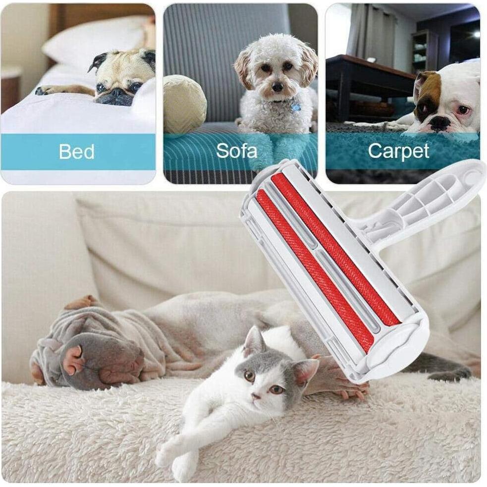 Rodillo Quitapelos para Mascotas Wow Alberto - Rojo - Eficiente y Reutilizable