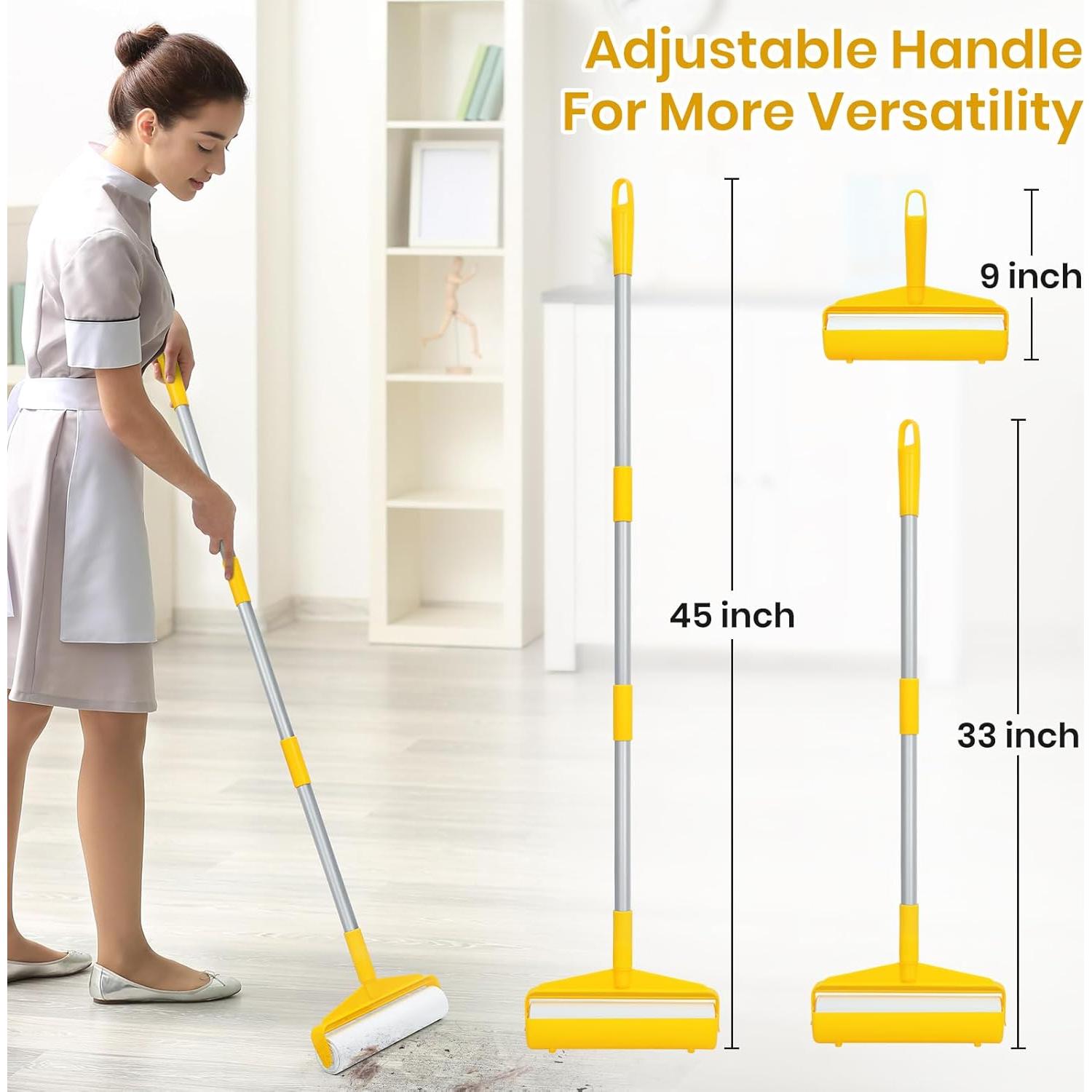 Rodillo de Pelusa Grande REEWII 9.45" con 360 Hojas Adhesivas