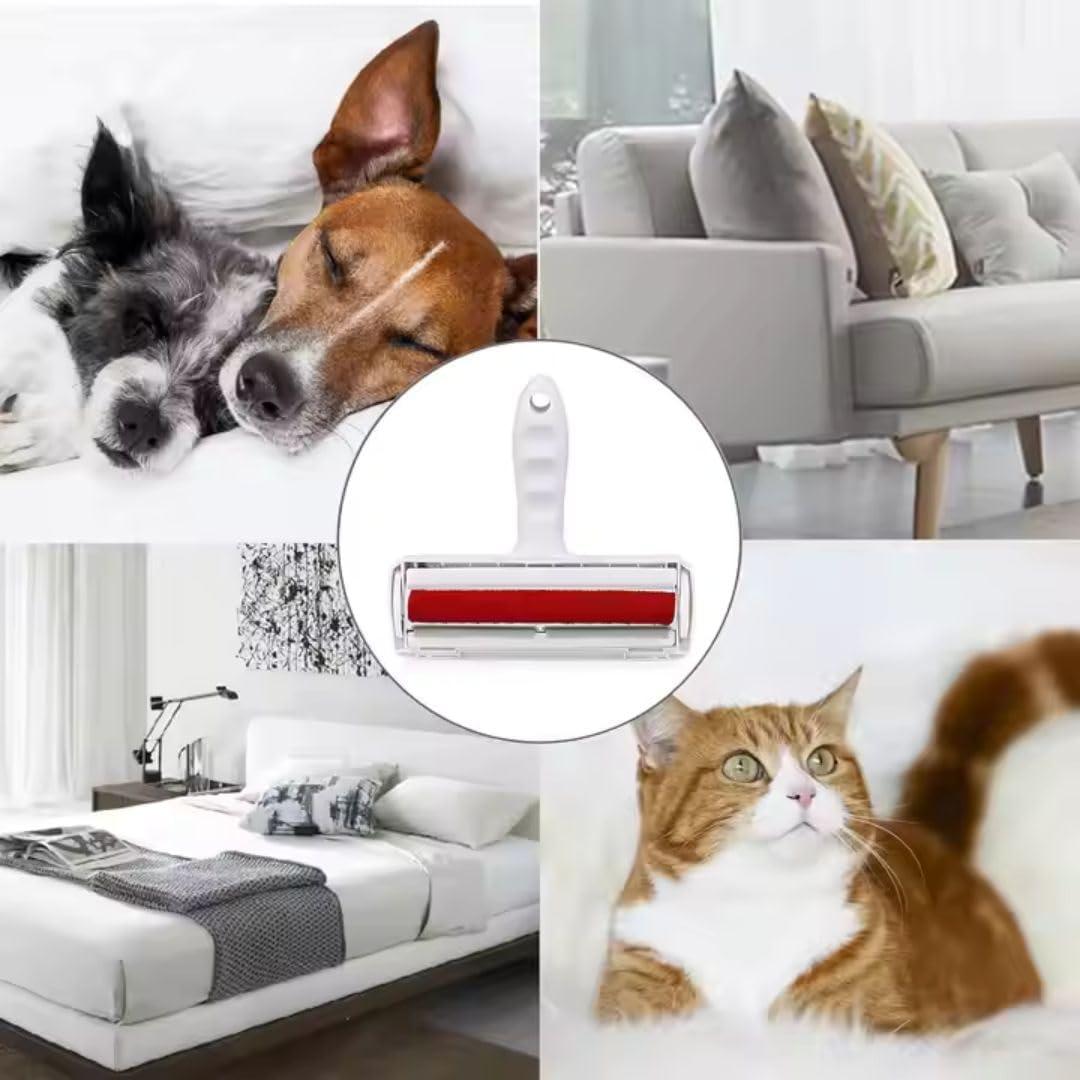 Rodillo Quitapelos Reutilizable Genérico con Mango Reforzado