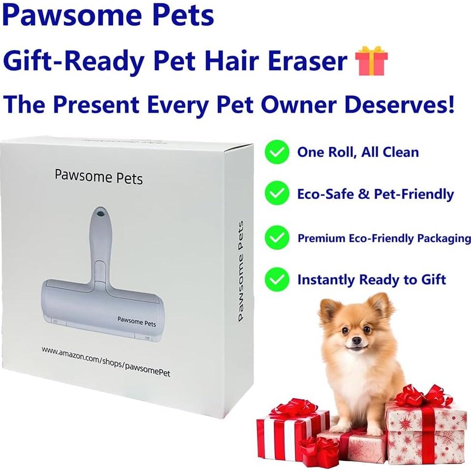 Removedor de Pelo de Mascota Pawsome Pets Reutilizable 158g