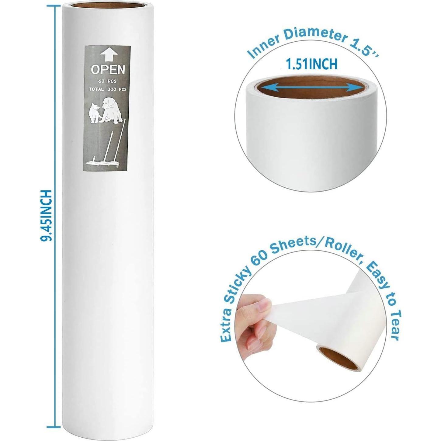 Recambios Rodillo Quitapelusas Criblor 5 Piezas 24 cm