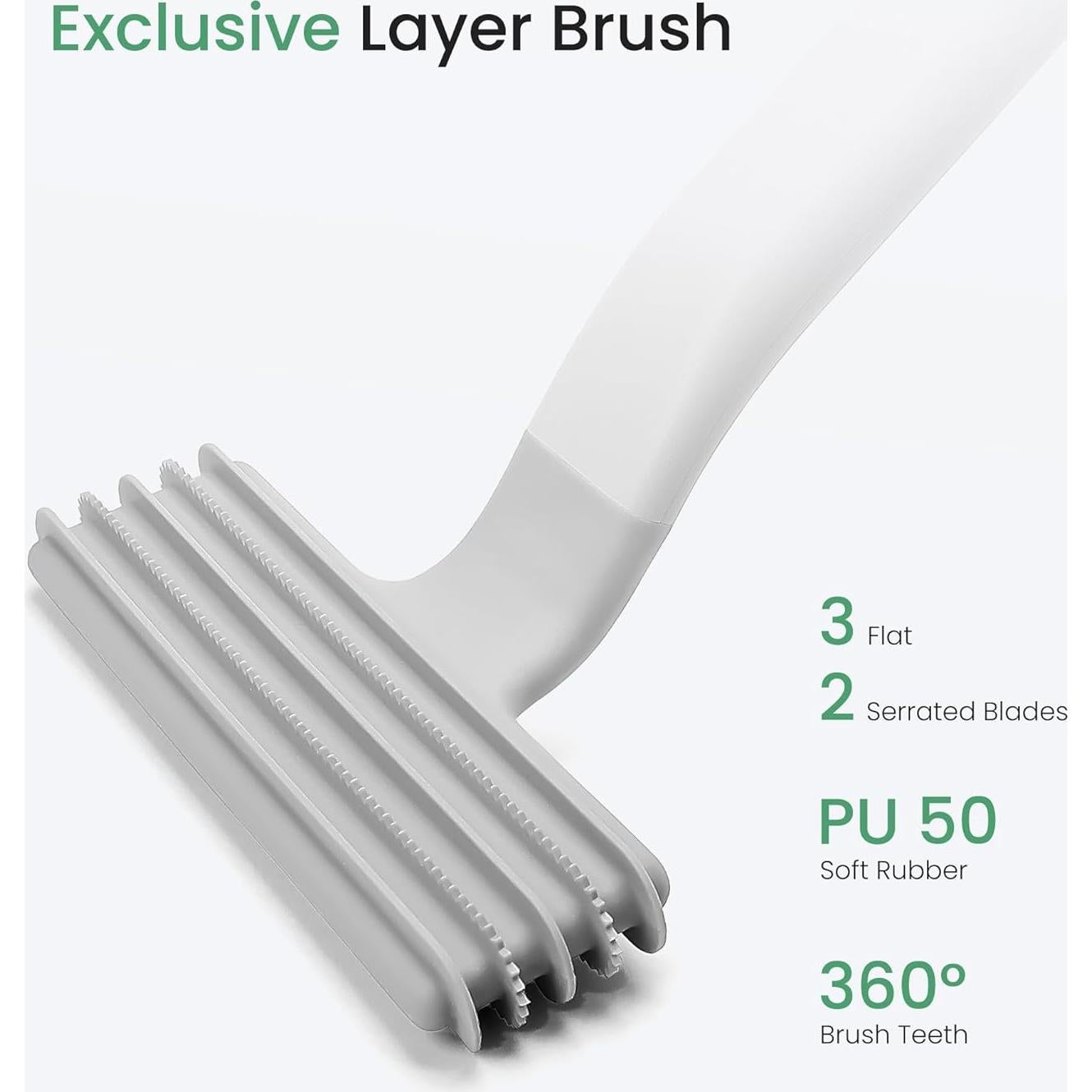 Cepillo de Capa dancemoon para Eliminación de Pelo de Mascotas