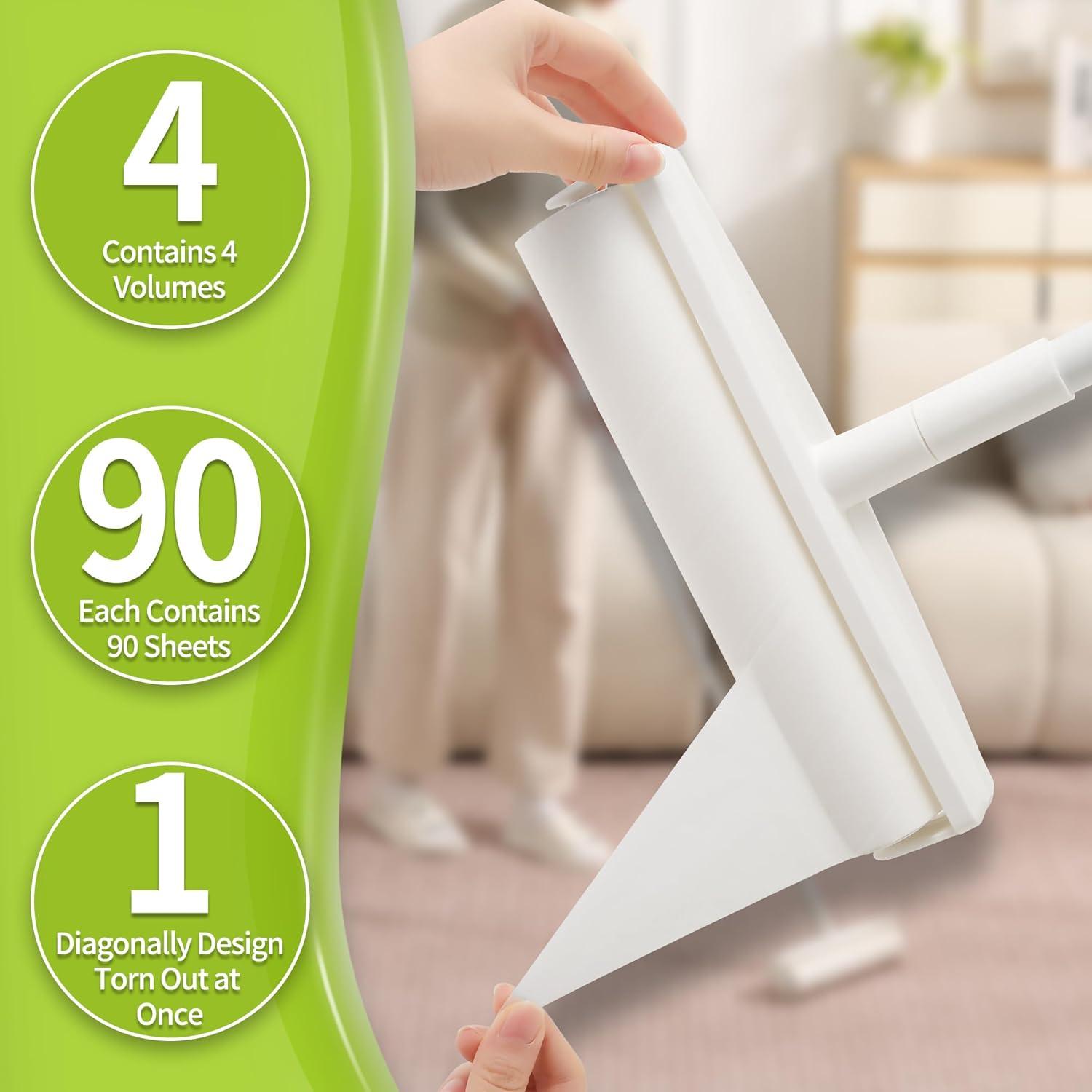 Rodillo de Pelusa Grande IVYROLL con Mango Ajustable 114 cm