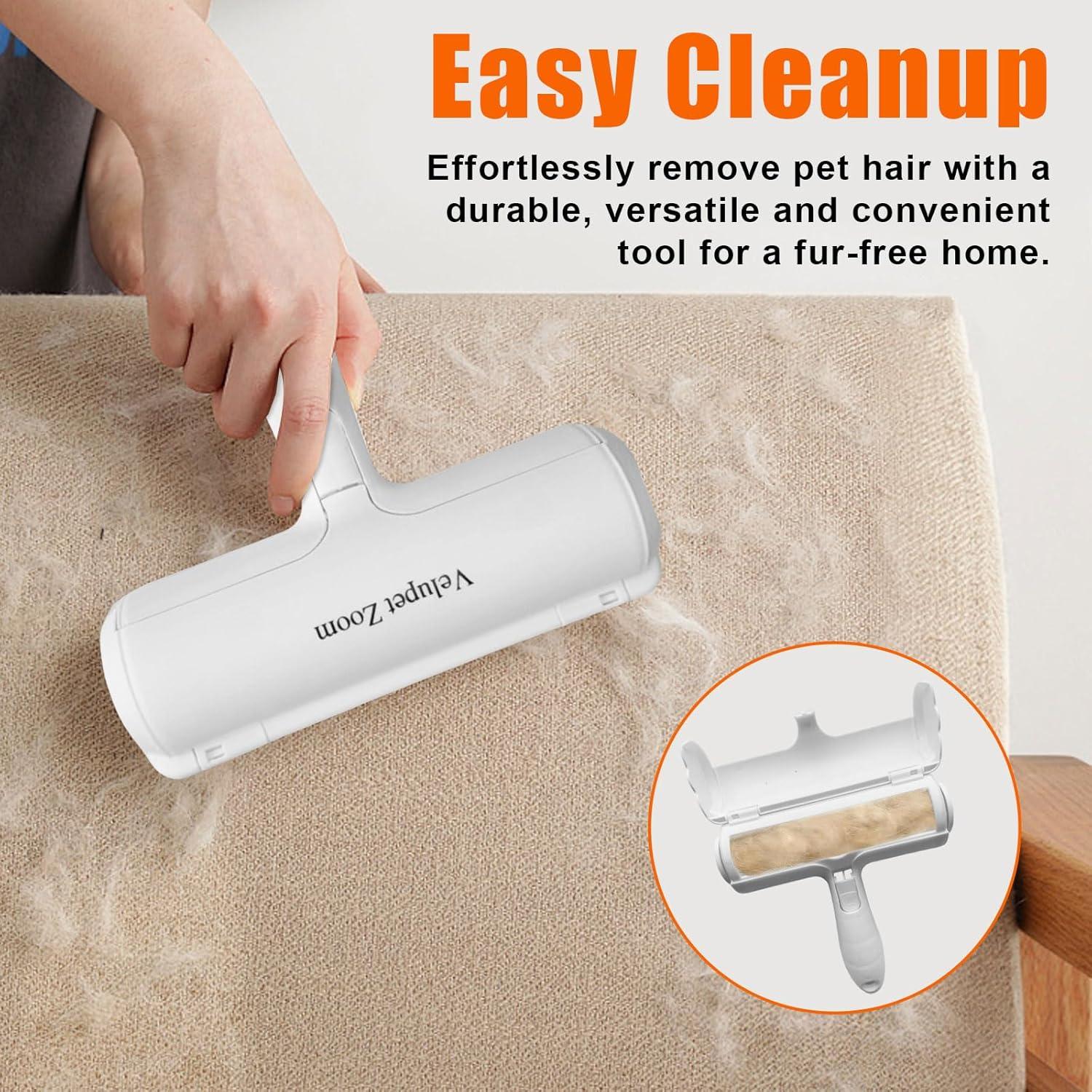 Removedor de Pelo de Mascotas Velupet Zoom Reutilizable 19.7x18.4cm