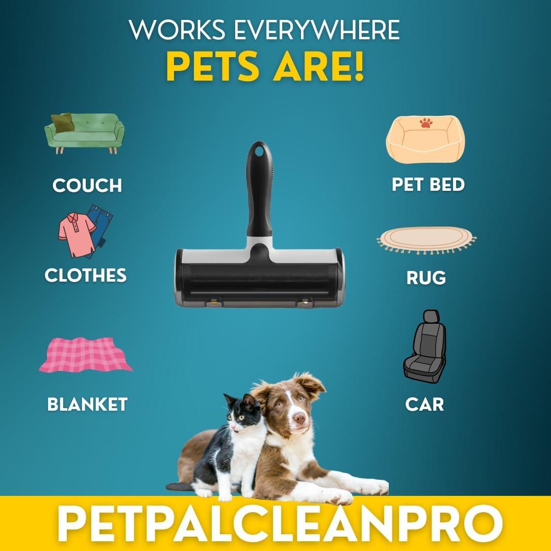 Rodillo Removedor de Pelos de Mascota PetPalCleanPro