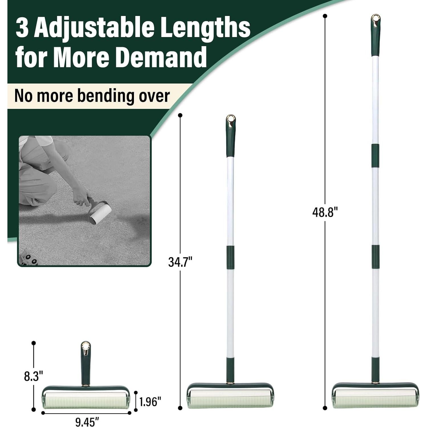 Rodillo de Pelusa Extra Grande Sayene 24 cm con 360 Hojas