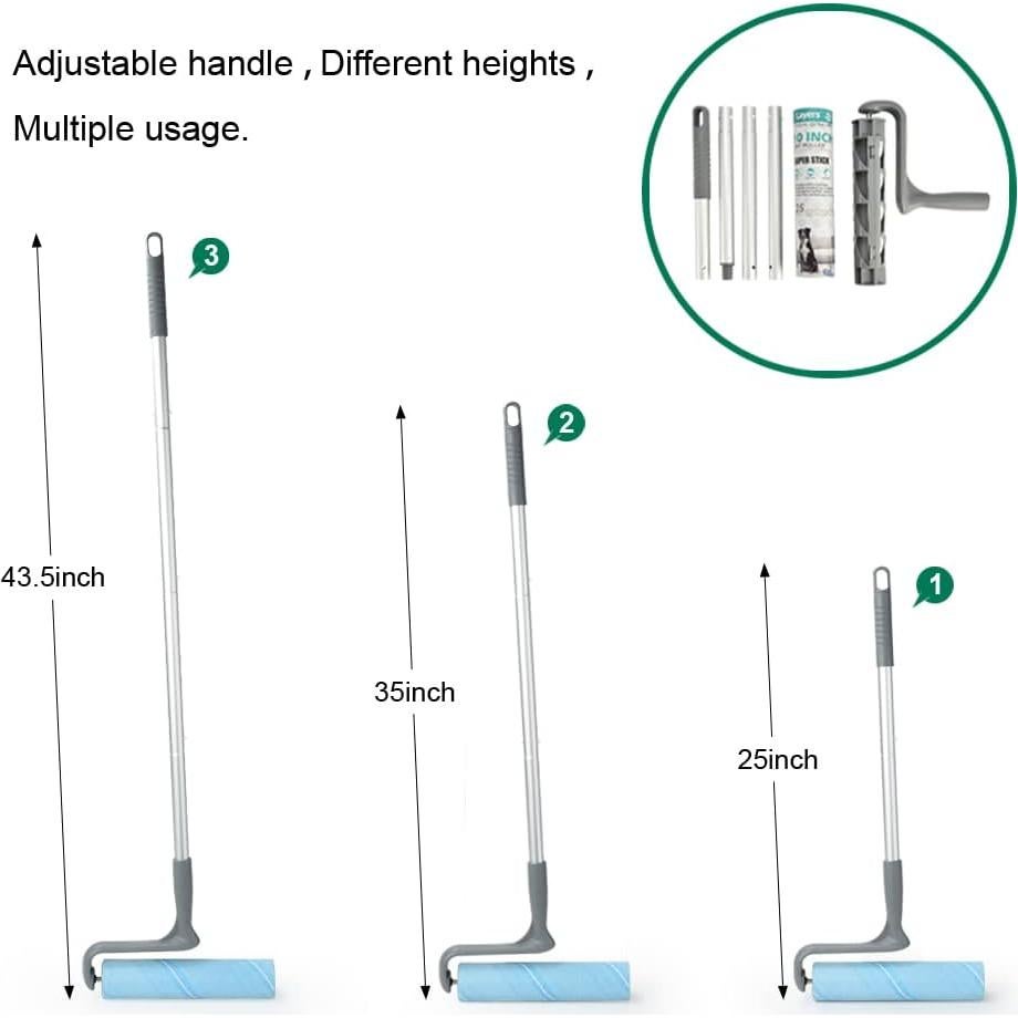 Rodillo de Limpieza para Mascotas Layers 10" con Mango Extensible 95.5cm