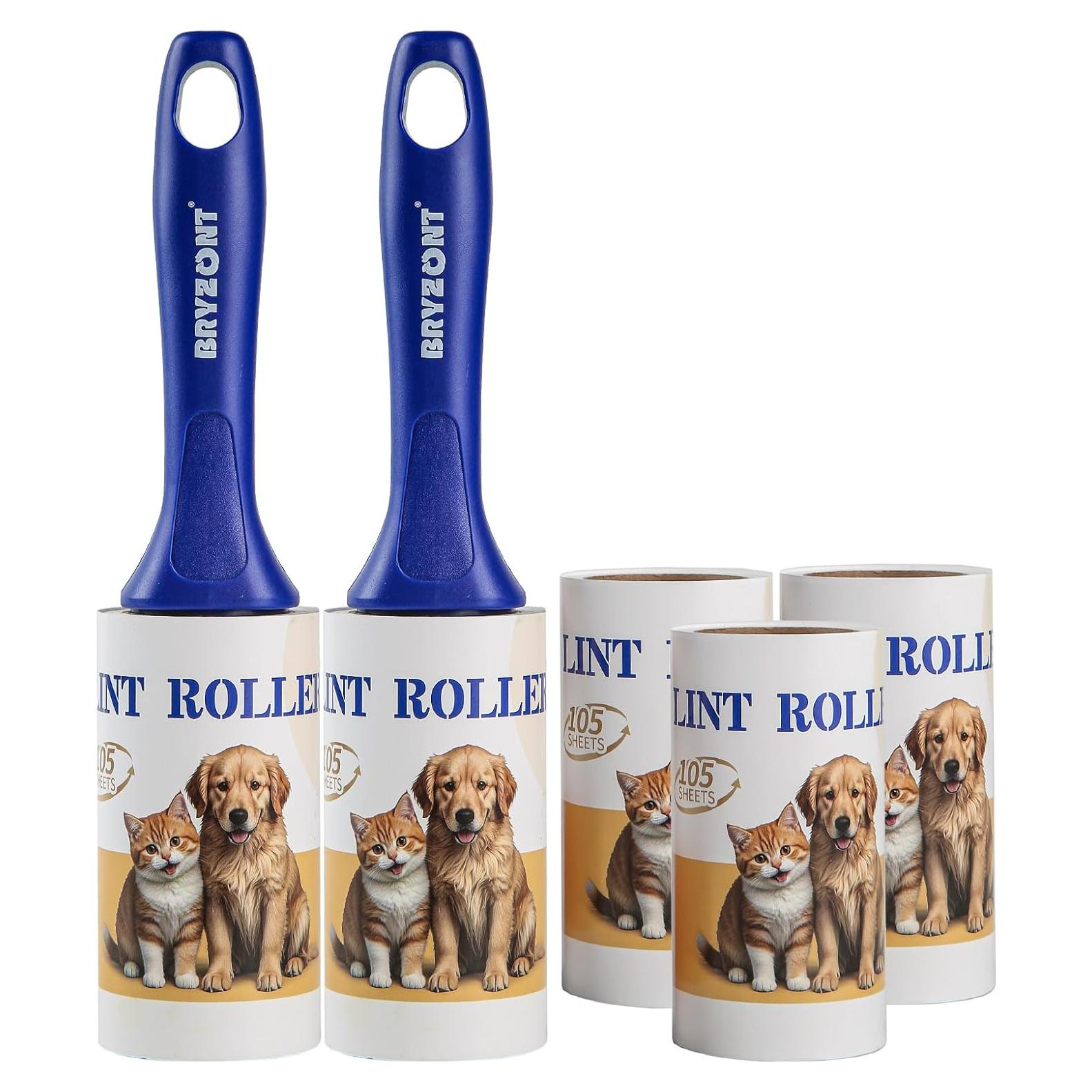 Rodillo de Pelusa Extra Pegajoso Jing Shui Tao - 2 Mangos y 525 Hojas