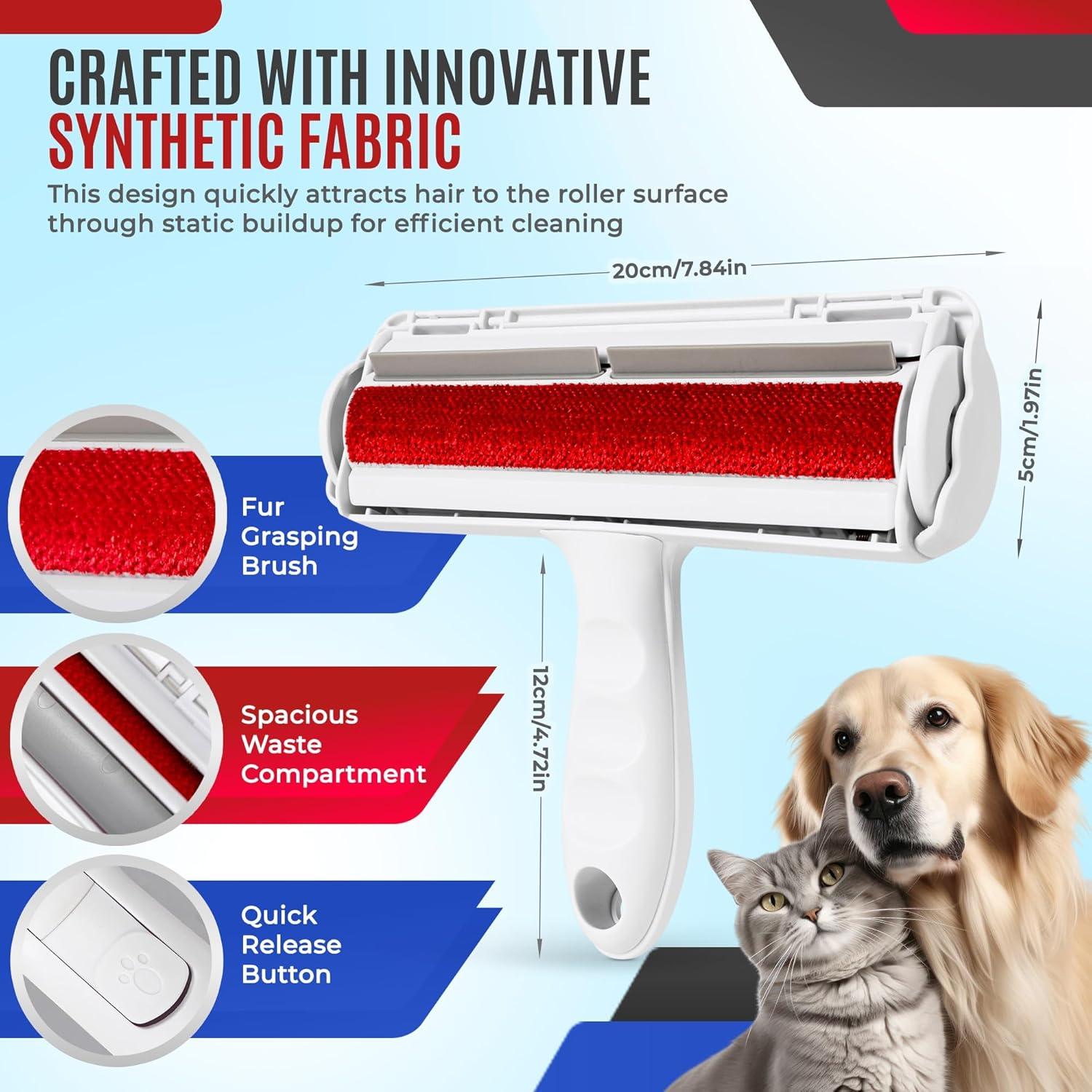 Rodillo Quitapelos Reutilizable FurFamilySupplyCo - Blanco