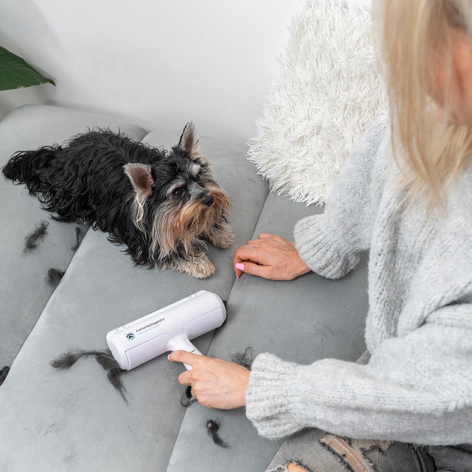 Rodillo Quitapelos Reutilizable FurFamilySupplyCo - Blanco