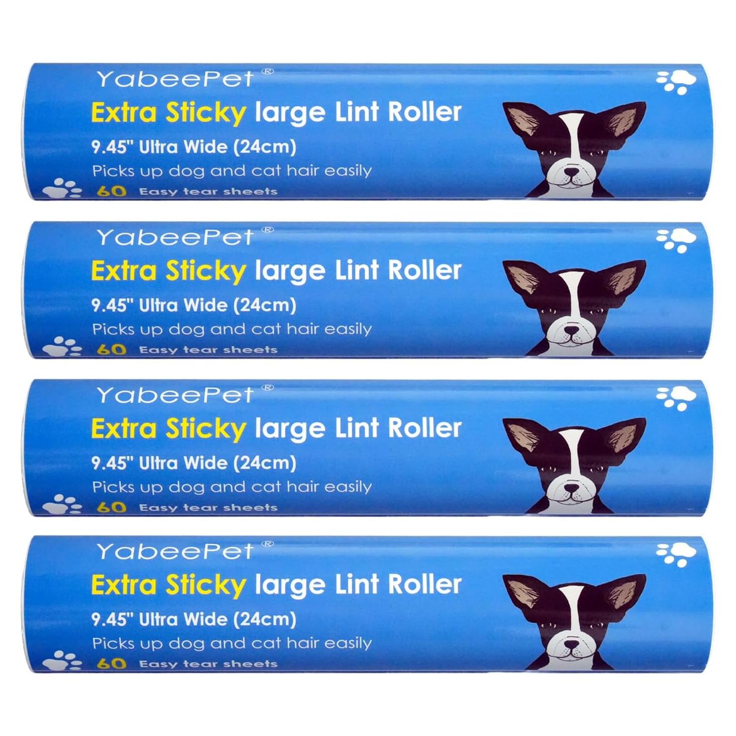 Rodillo de Pelusa YabeePet 9.45" con 4 Recargas 240 Hojas