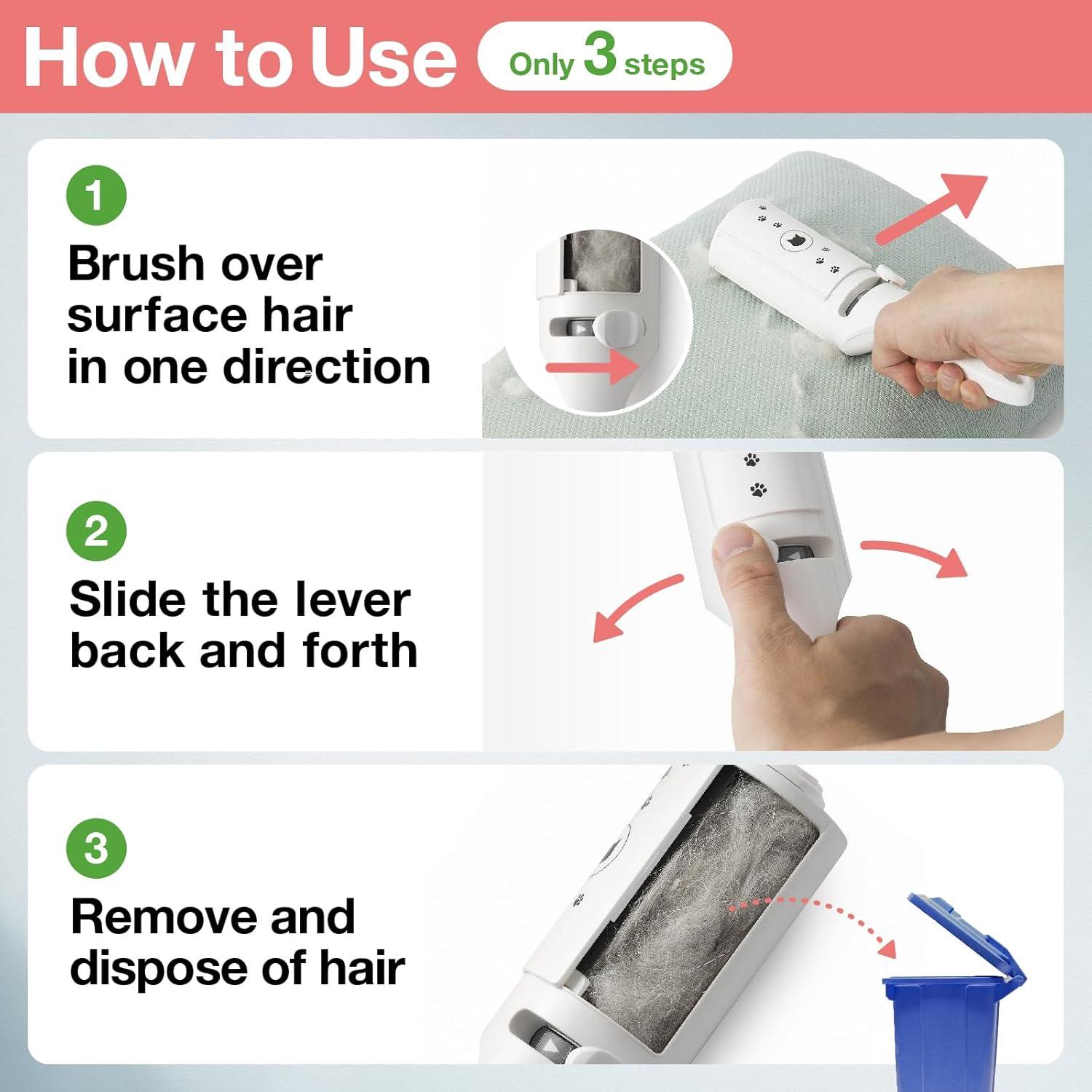 Removedor de Pelo de Mascota Necoichi Purrfection 24.5cm