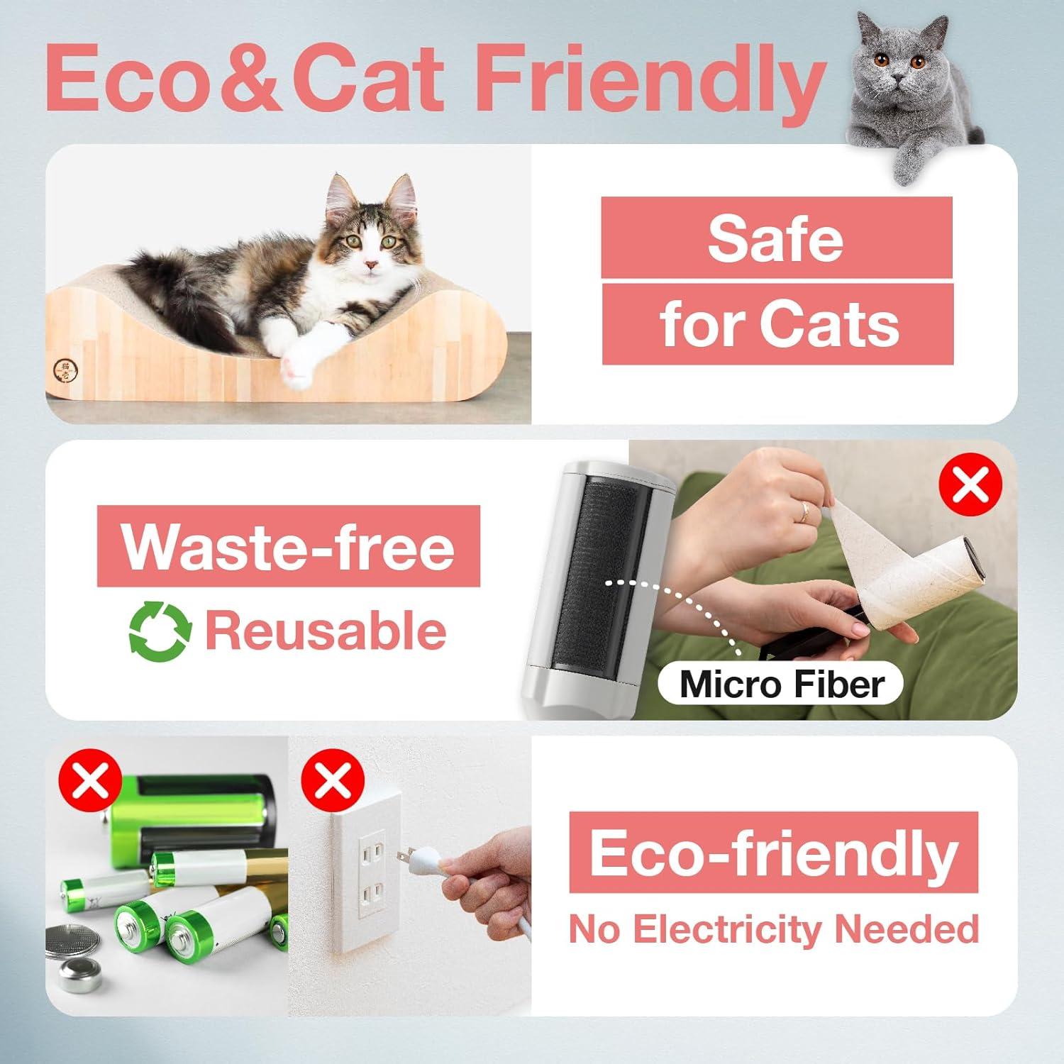 Removedor de Pelo de Mascota Necoichi Purrfection 24.5cm