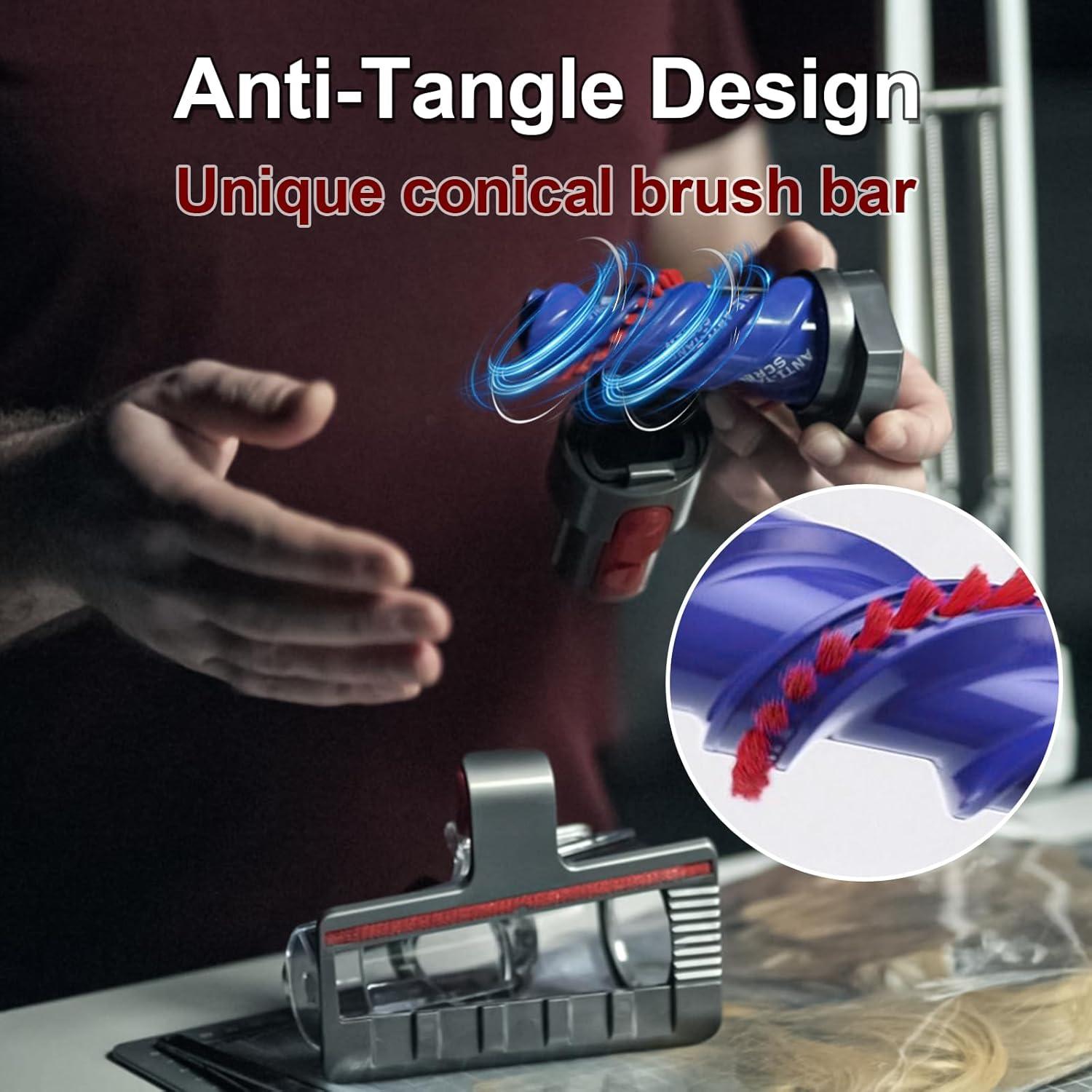 Cabezal de Cepillo Motorizado Mini Bolan-Tech para Dyson V7 V8 V10 V11 V15