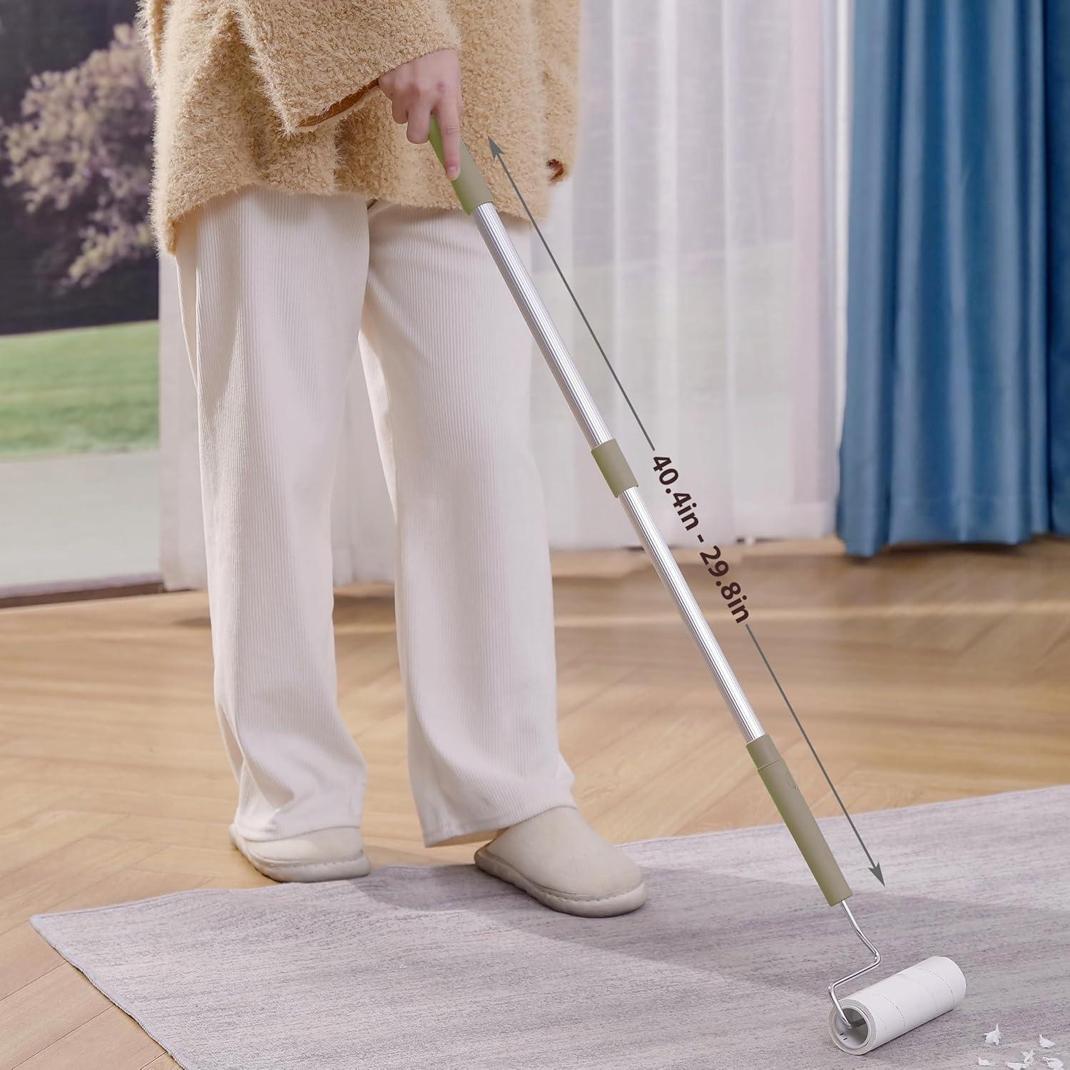 Rodillo de Pelusa Marzyciel 450 Hojas 16 cm Mango Extensible