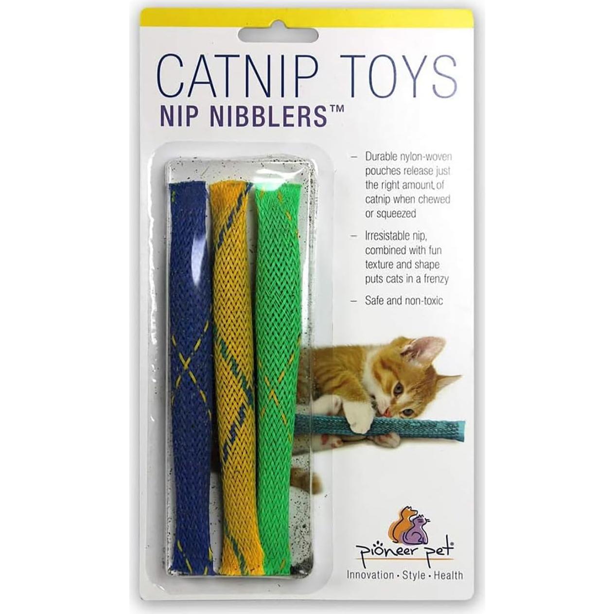 Juguete para Gatos Pioneer Pet Nip Nibblers - Paquete de 3