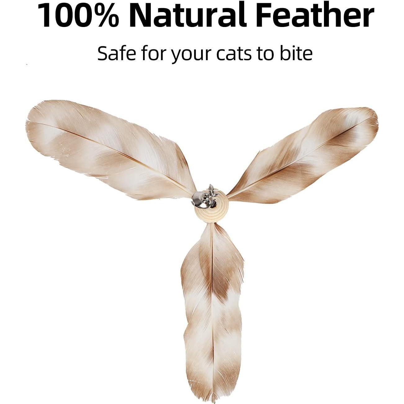 Juguete para Gatos FUKUMARU Varita de Plumas 90 cm