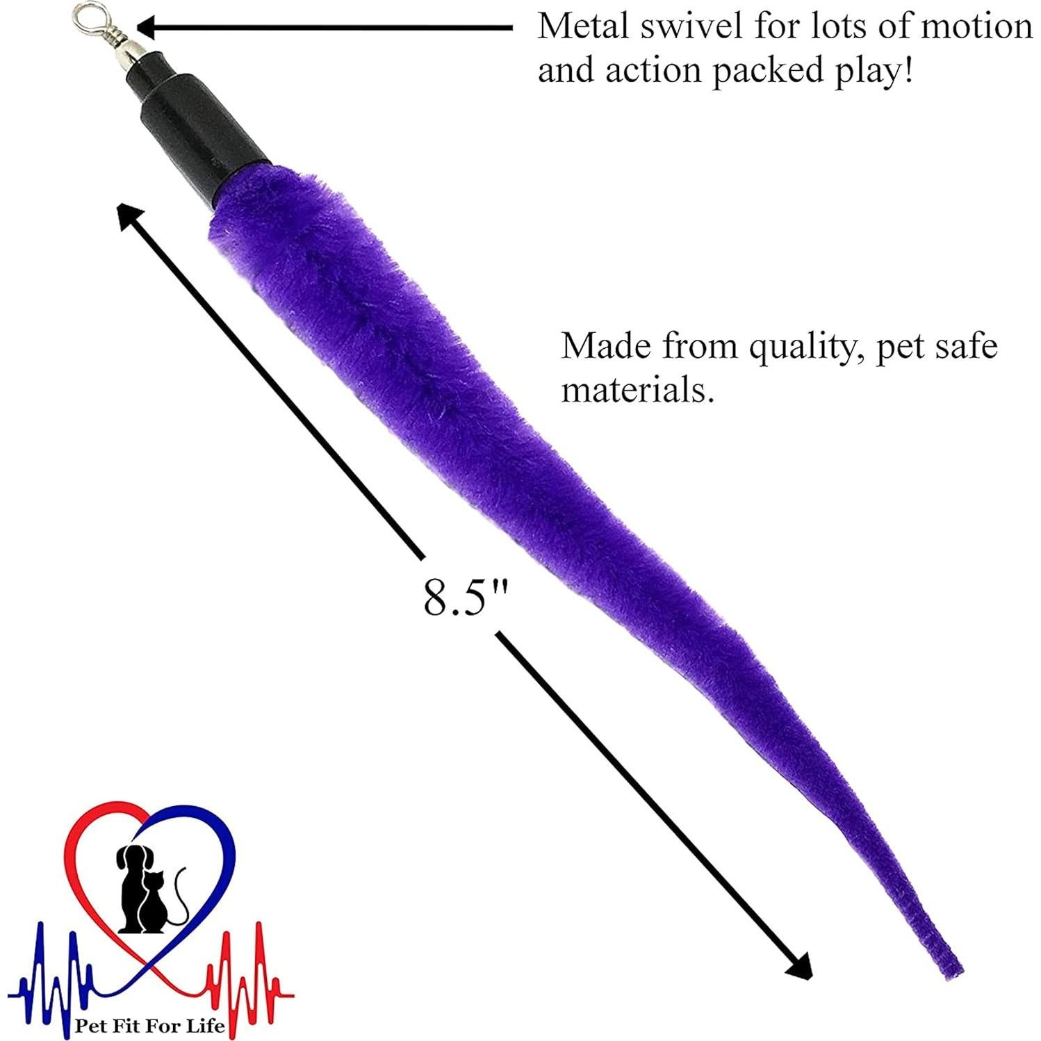 Juguete Interactivo para Gatos Pet Fit For Life - Varita + 5 Gusanos