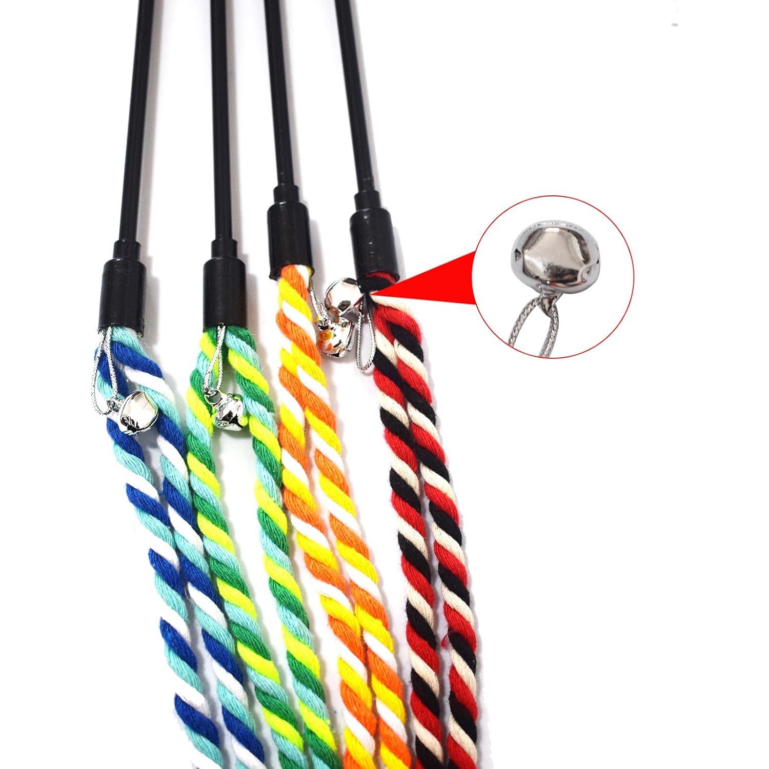 Varitas para Gatos IUHKBH 4 Pcs Juguetes Interactivos Coloridos