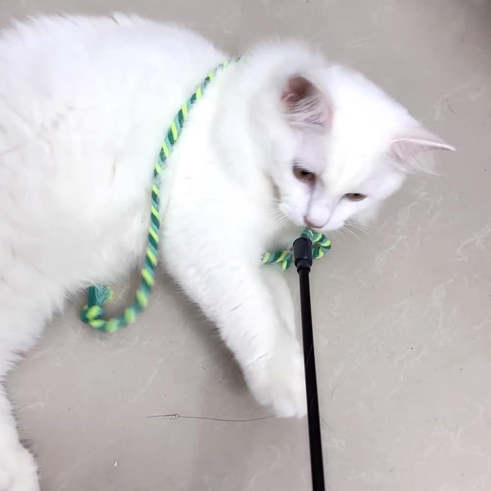 Varitas para Gatos IUHKBH 4 Pcs Juguetes Interactivos Coloridos