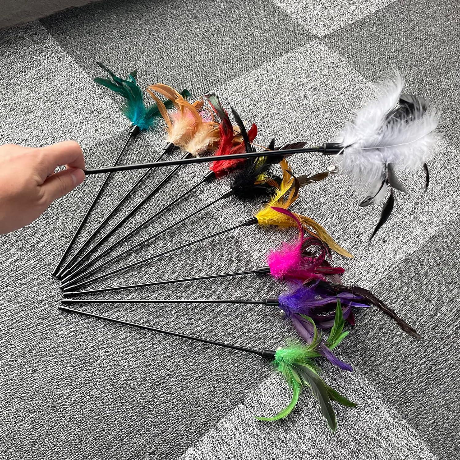 Paquete de 10 Juguetes Interactivos para Gatos YUBNOUS