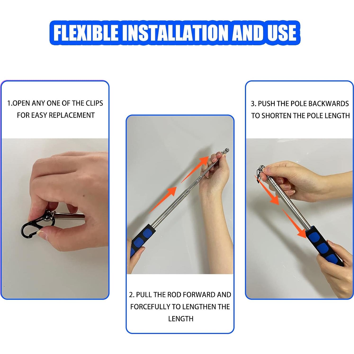 Varita de Gato Retráctil 140 cm con Juguetes Interactivos