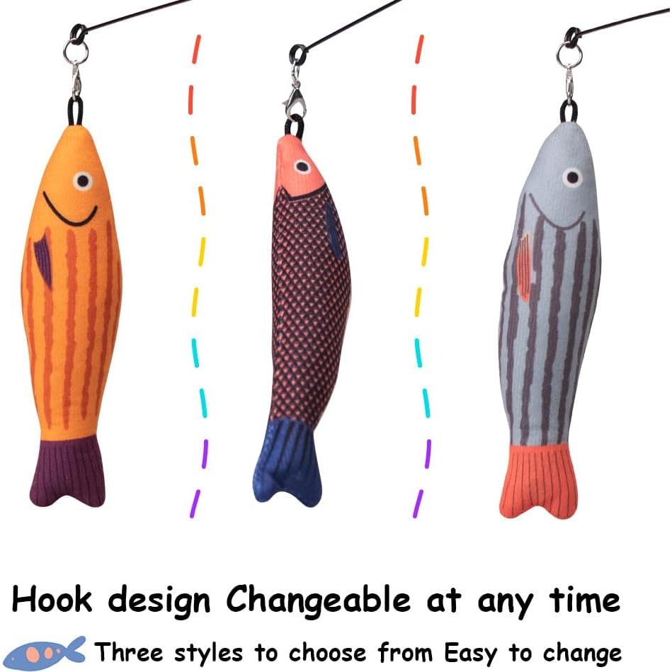 Juguetes de Varita para Gatos PAZ'S GIFT - 3 Piezas Sonoras