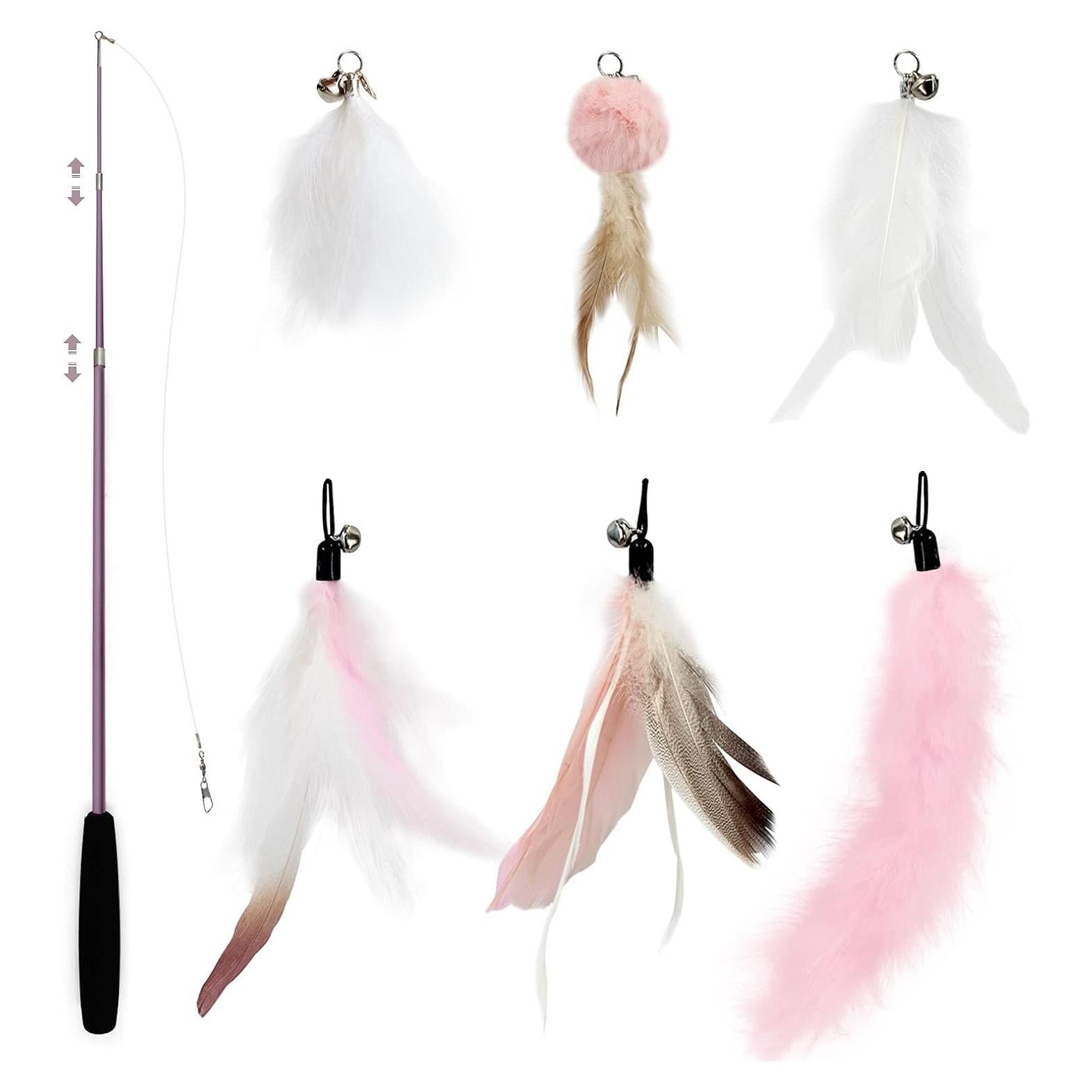 Juguete Interactivo para Gatos SONGWAY - Varita Teaser 39.9cm