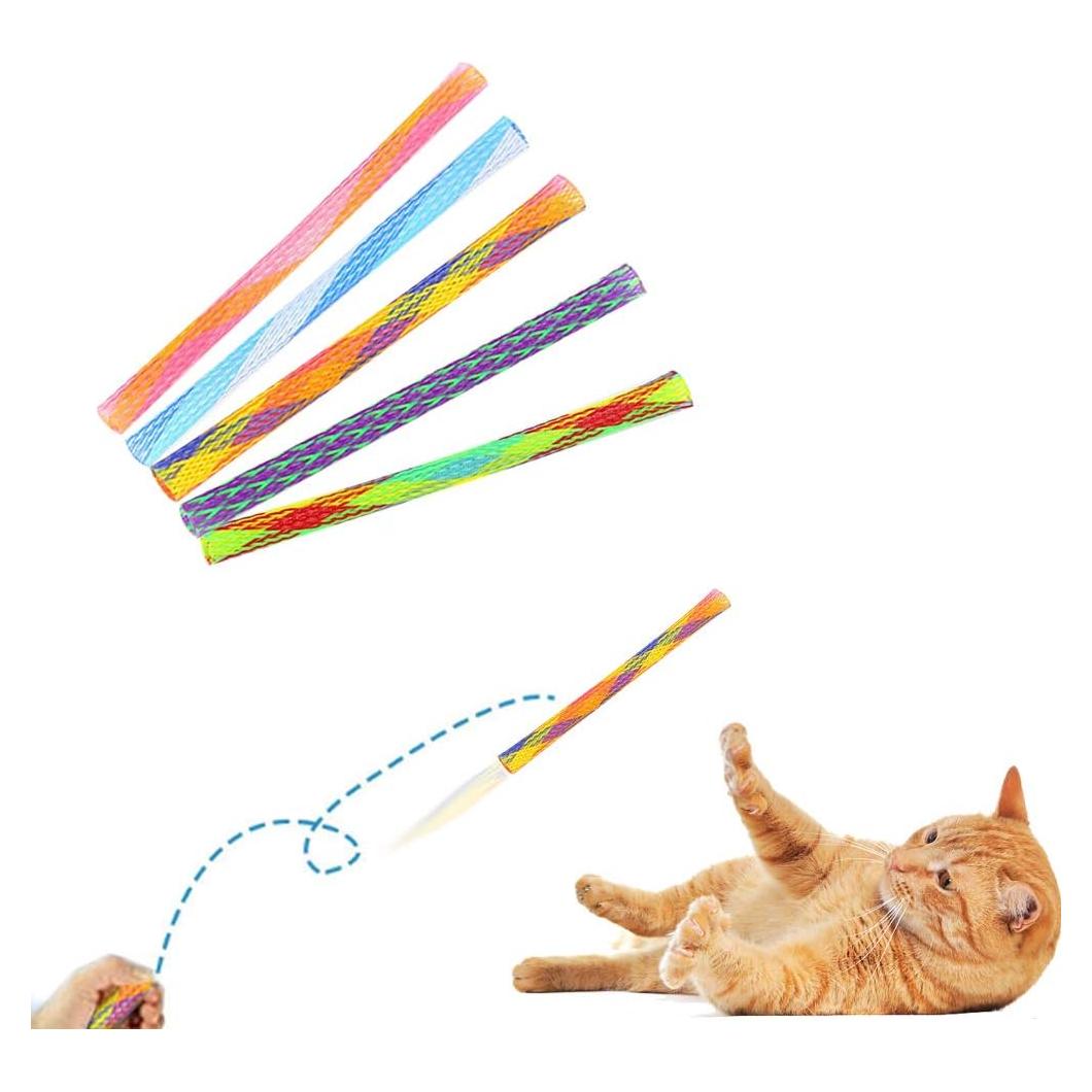 Juguetes Interactivos para Gatos WishLotus - 30 Piezas Coloridas