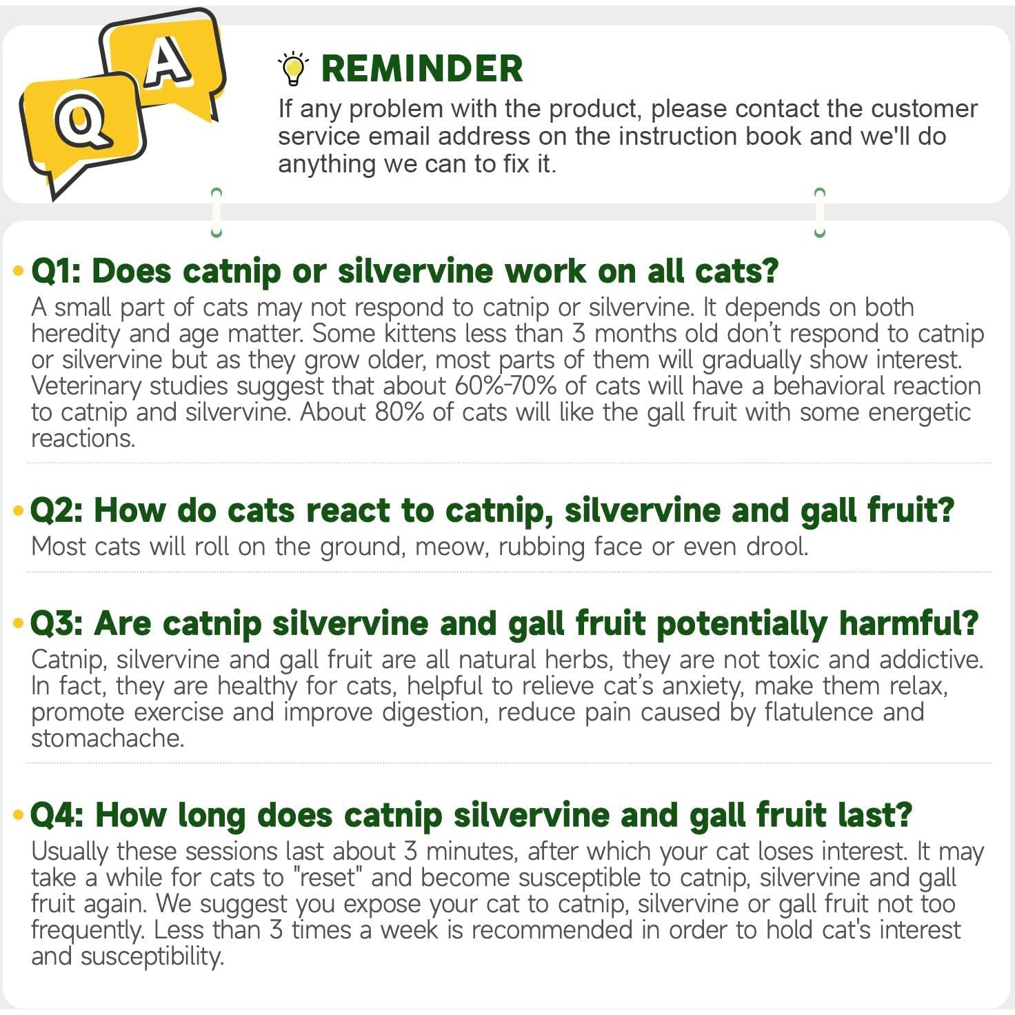 Pelotas de Catnip Potaroma 4 Pcs - Juguetes Saludables para Gatos