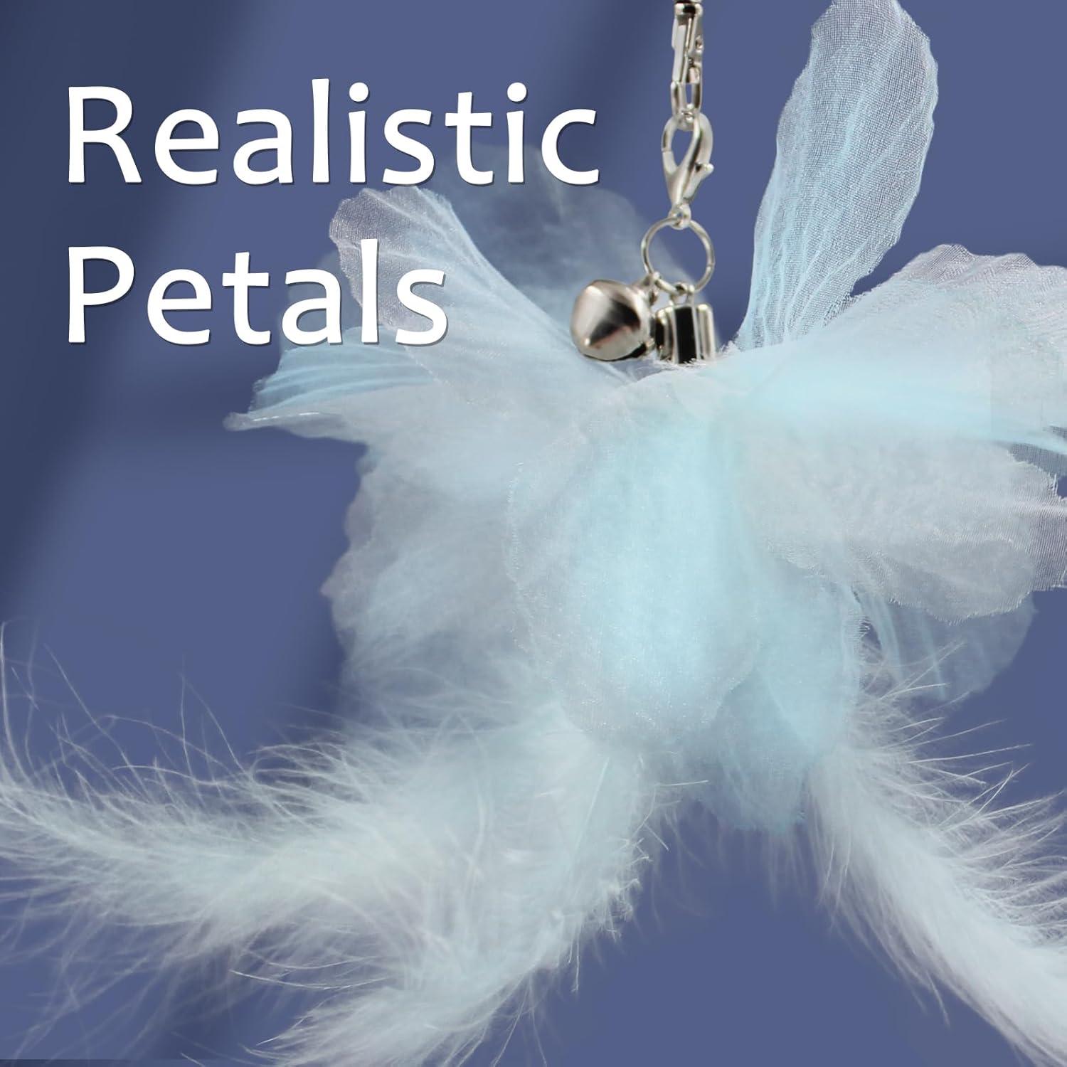 Juguete Interactivo para Gatos SONGWAY - Varita Retráctil y 6 Repuestos