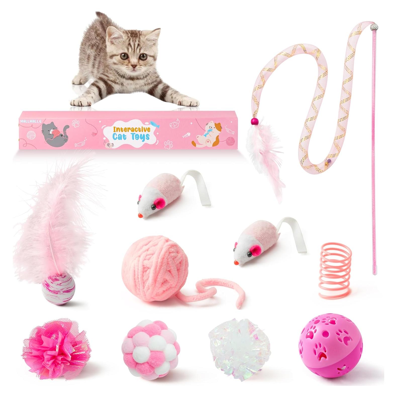 Set de Juguetes Interactivos para Gatos MALLMALL6 - 10 Piezas
