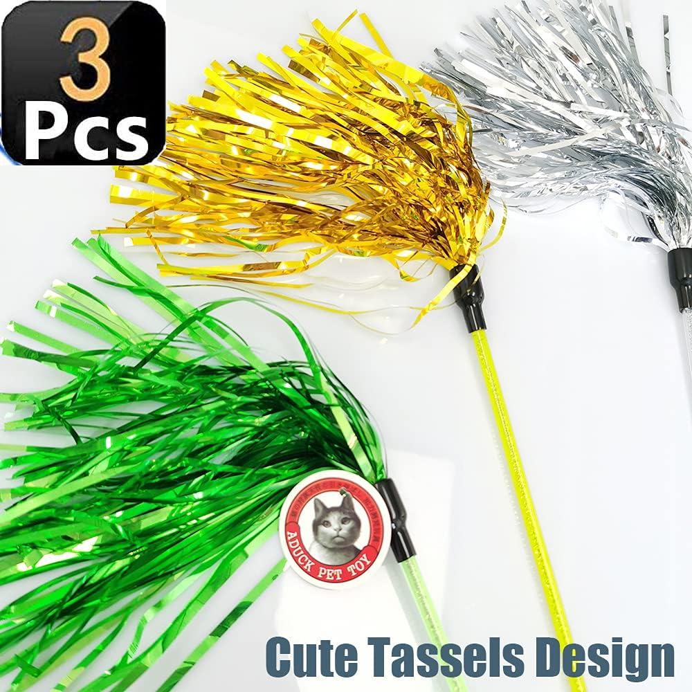 Juguetes Interactivos para Gatos Aduck Varita 3 Piezas