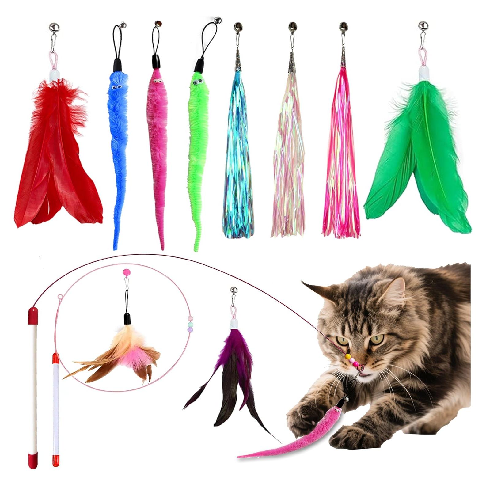 Kit de Juguetes para Gatos IMQUAFER - 12 Piezas Interactivas