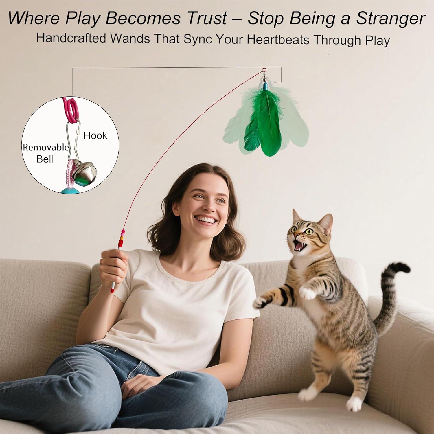 Kit de Juguetes para Gatos IMQUAFER - 12 Piezas Interactivas