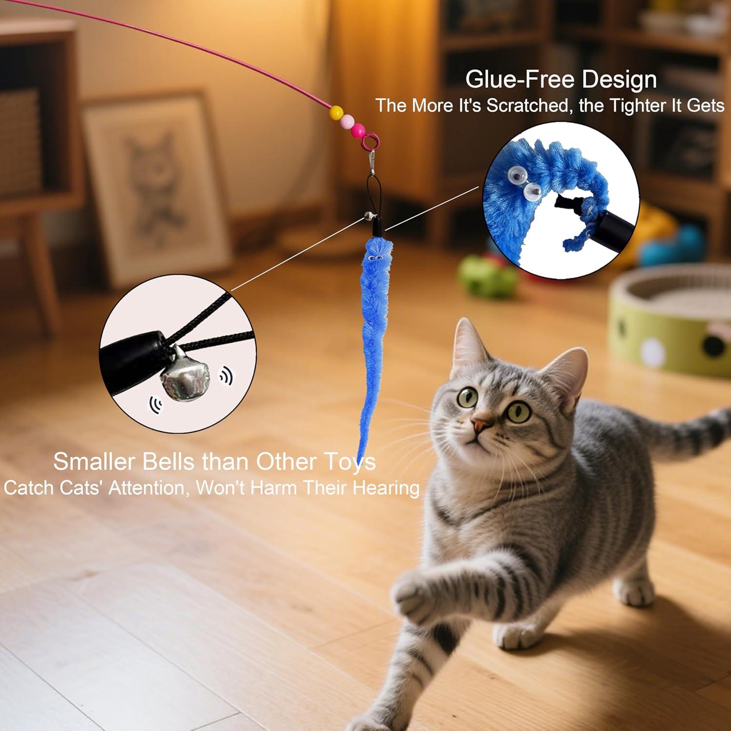 Kit de Juguetes para Gatos IMQUAFER - 12 Piezas Interactivas