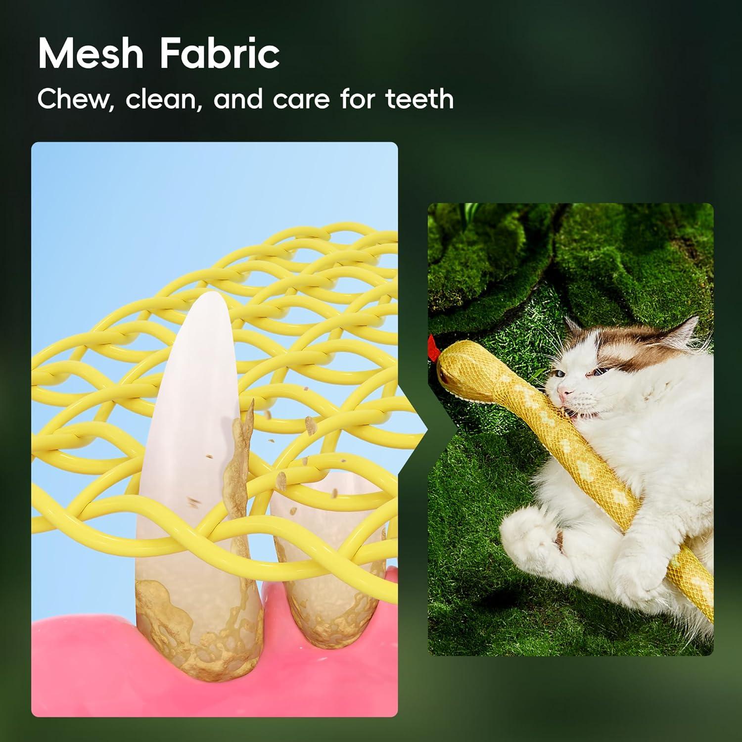 Juguetes para Gatos Potaroma Serpiente 50.8 cm con Catnip