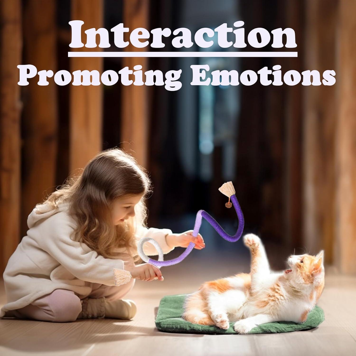 Juguetes Interactivos para Gatos NSWXZDS 12 Piezas Catnip