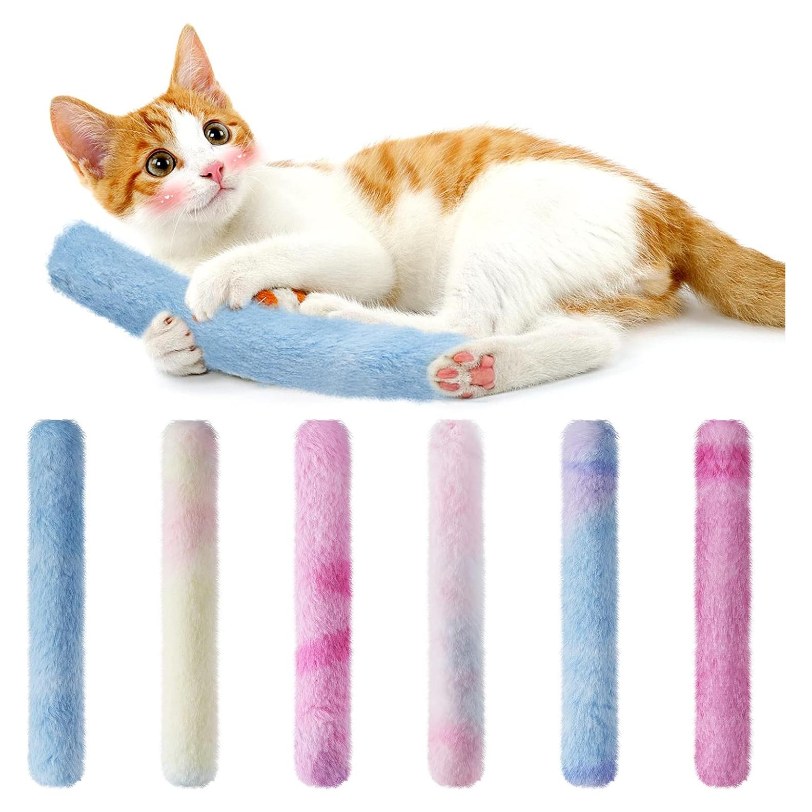 Juguetes para Gatos Kicker MEWTOGO 6 Piezas 30 cm Peluche