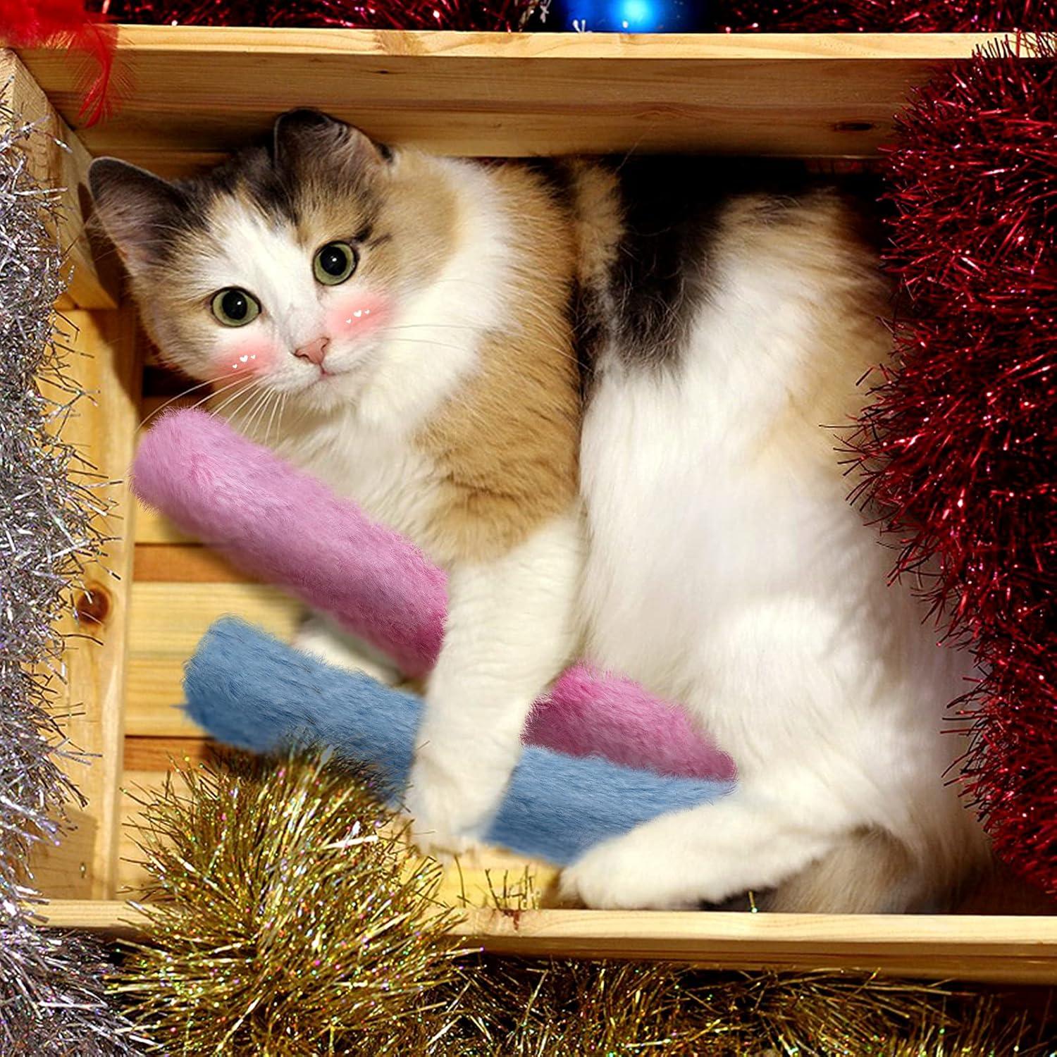 Juguetes para Gatos Kicker MEWTOGO 6 Piezas 30 cm Peluche