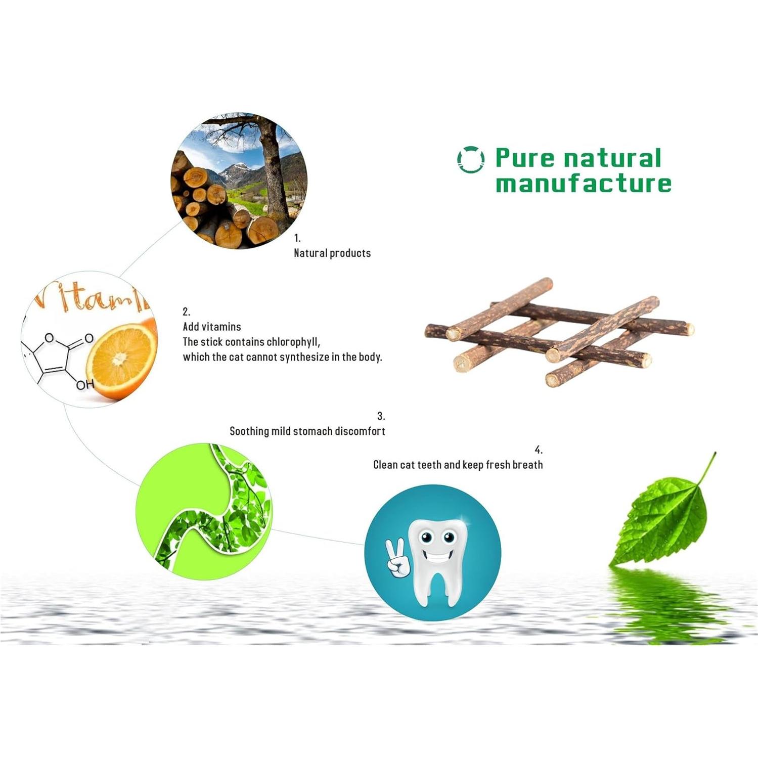 Palos de Masticar para Gatos CXP Good Goods - 26 Piezas