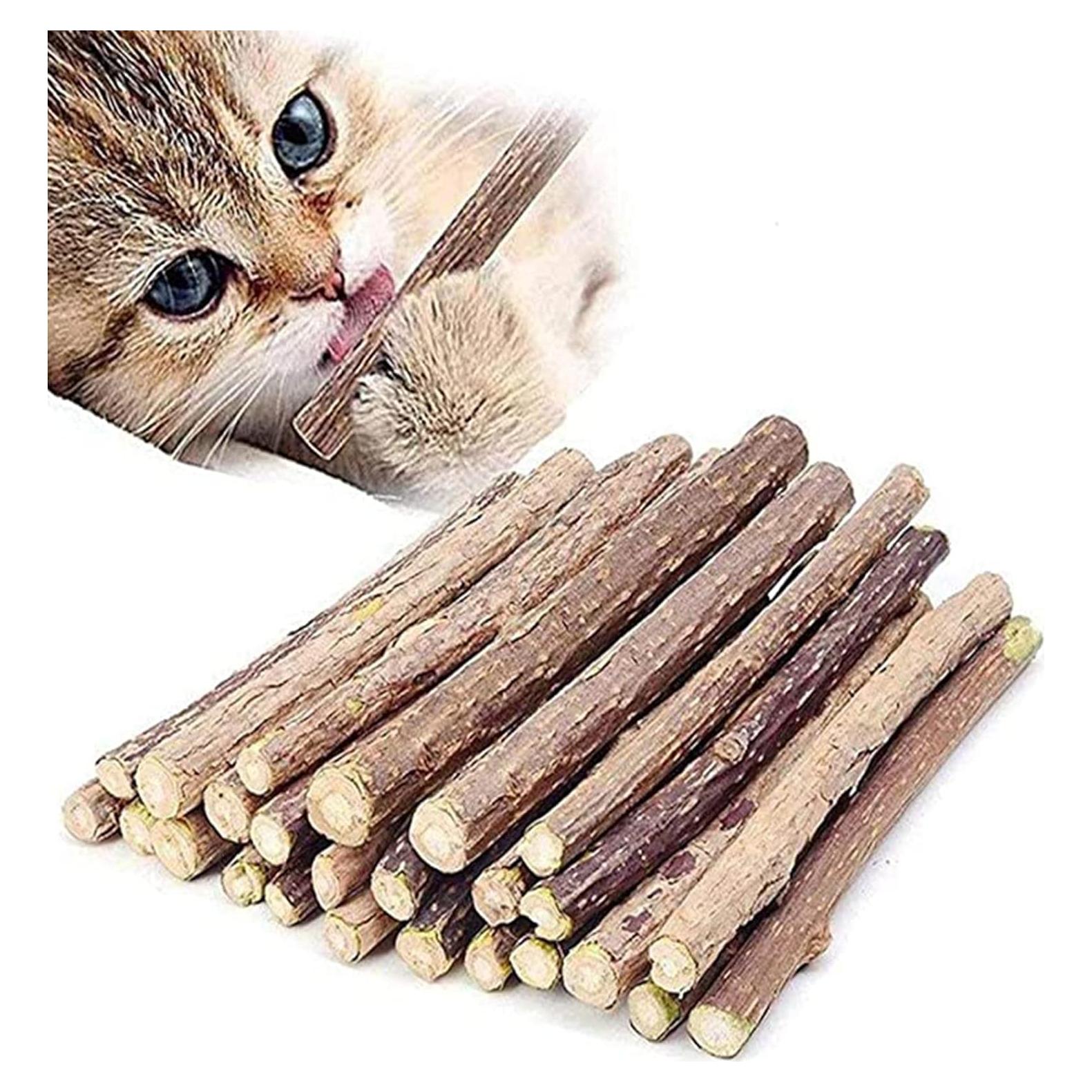 Palitos de Catnip Orgánicos Sim005 - 50 PCS para Gatos