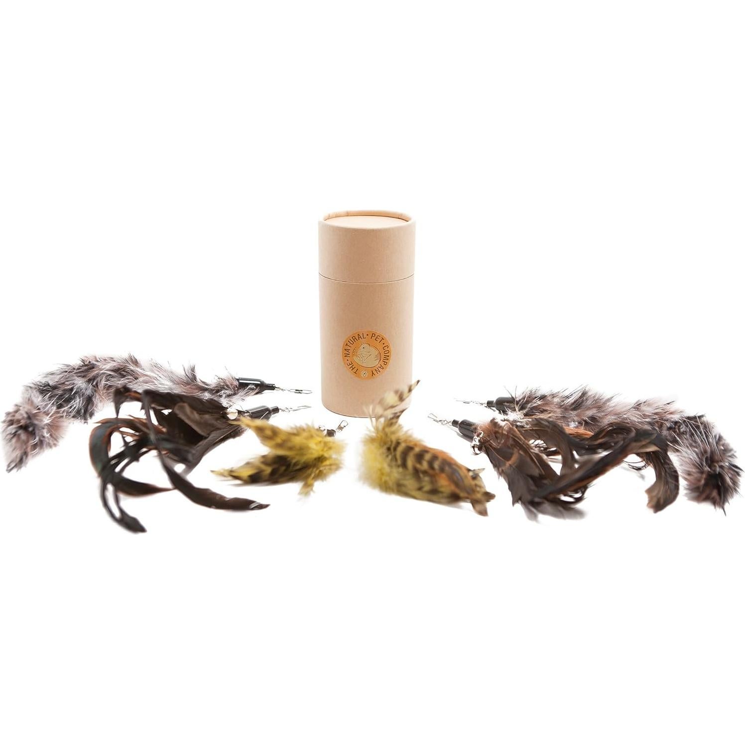 Repuestos de Plumas para Juguetes de Gato The Natural Pet Company - 6 Unidades